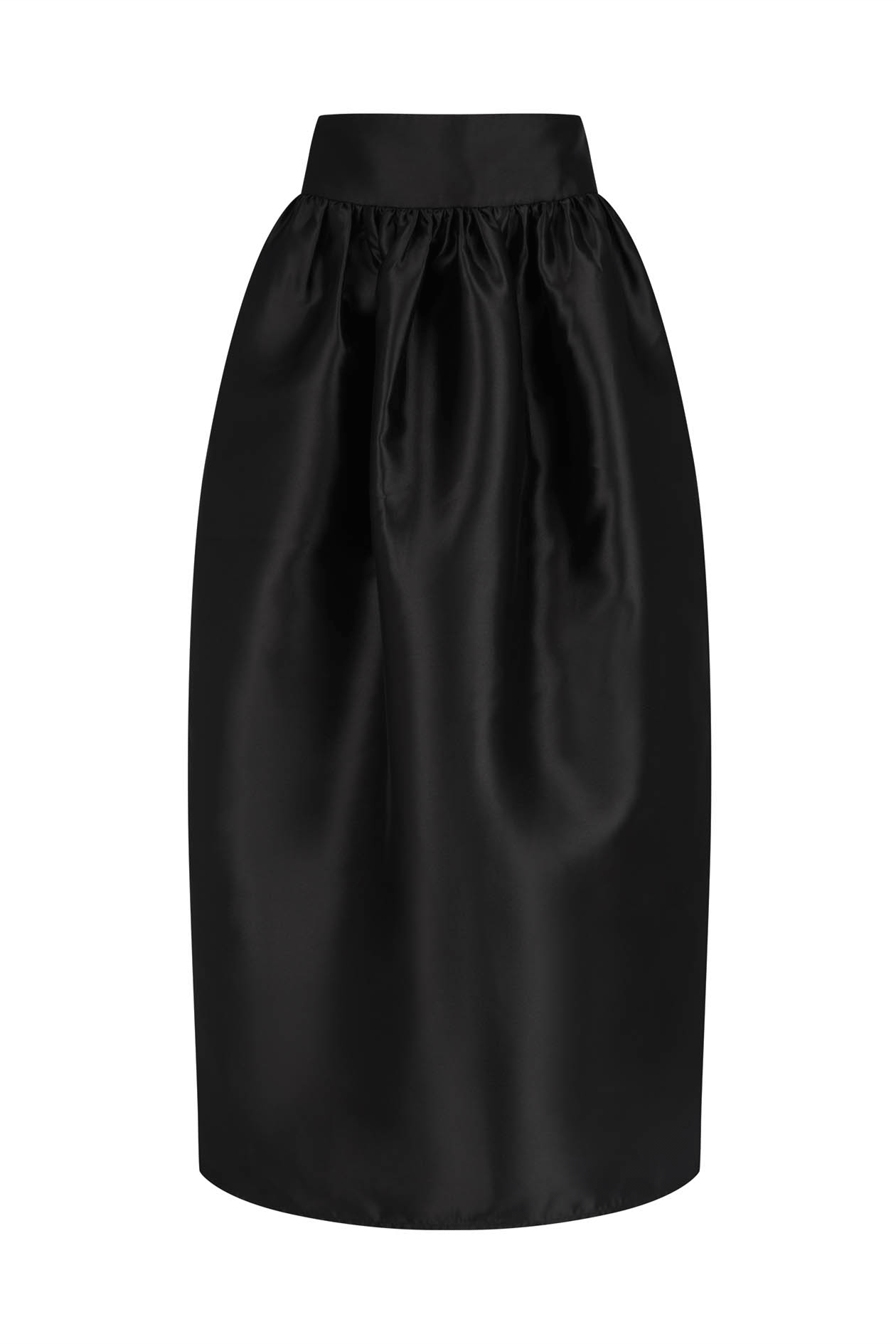 Emme Skirt in Satin Twill – Harris Tapper