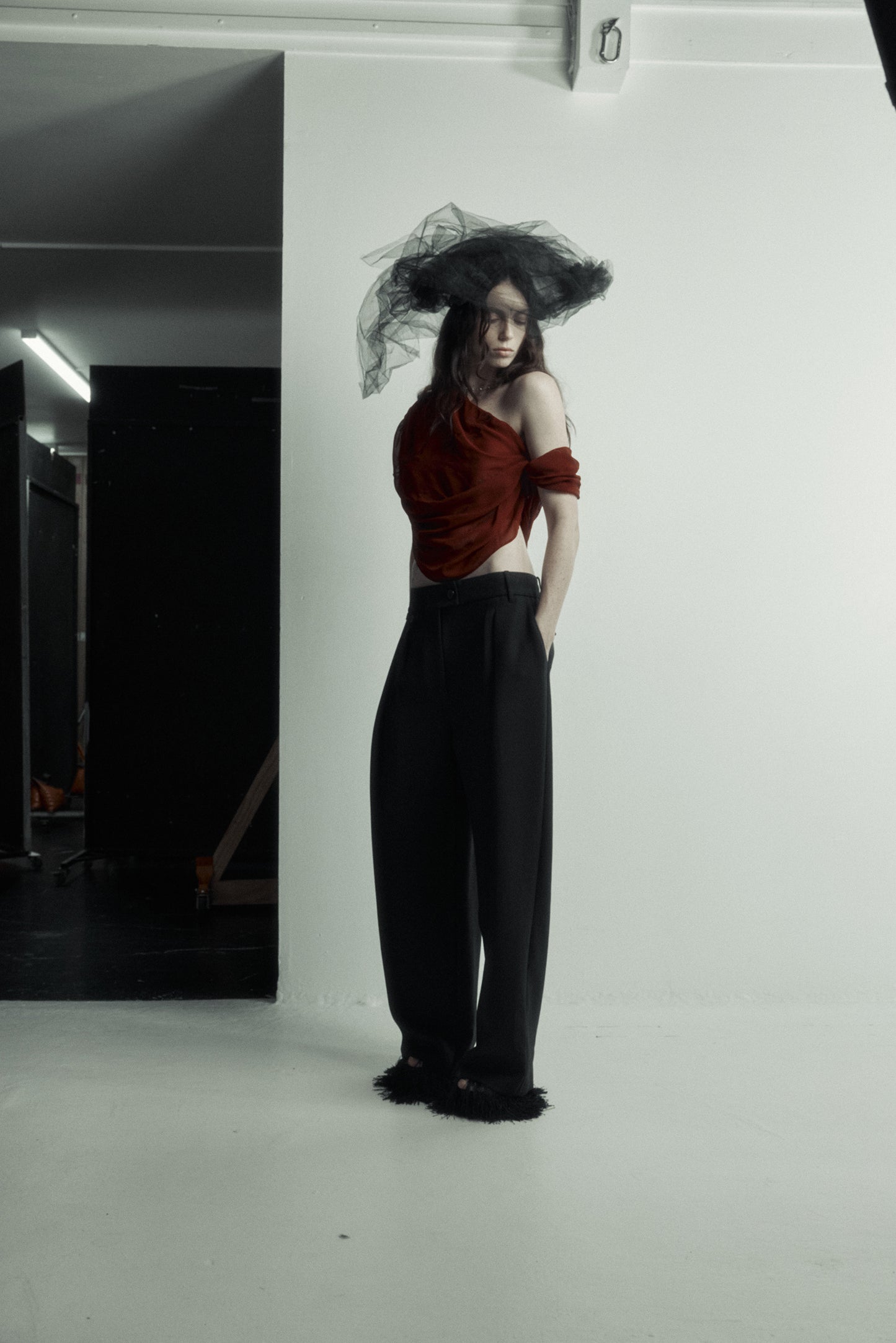 Lucille Top in Silk Georgette