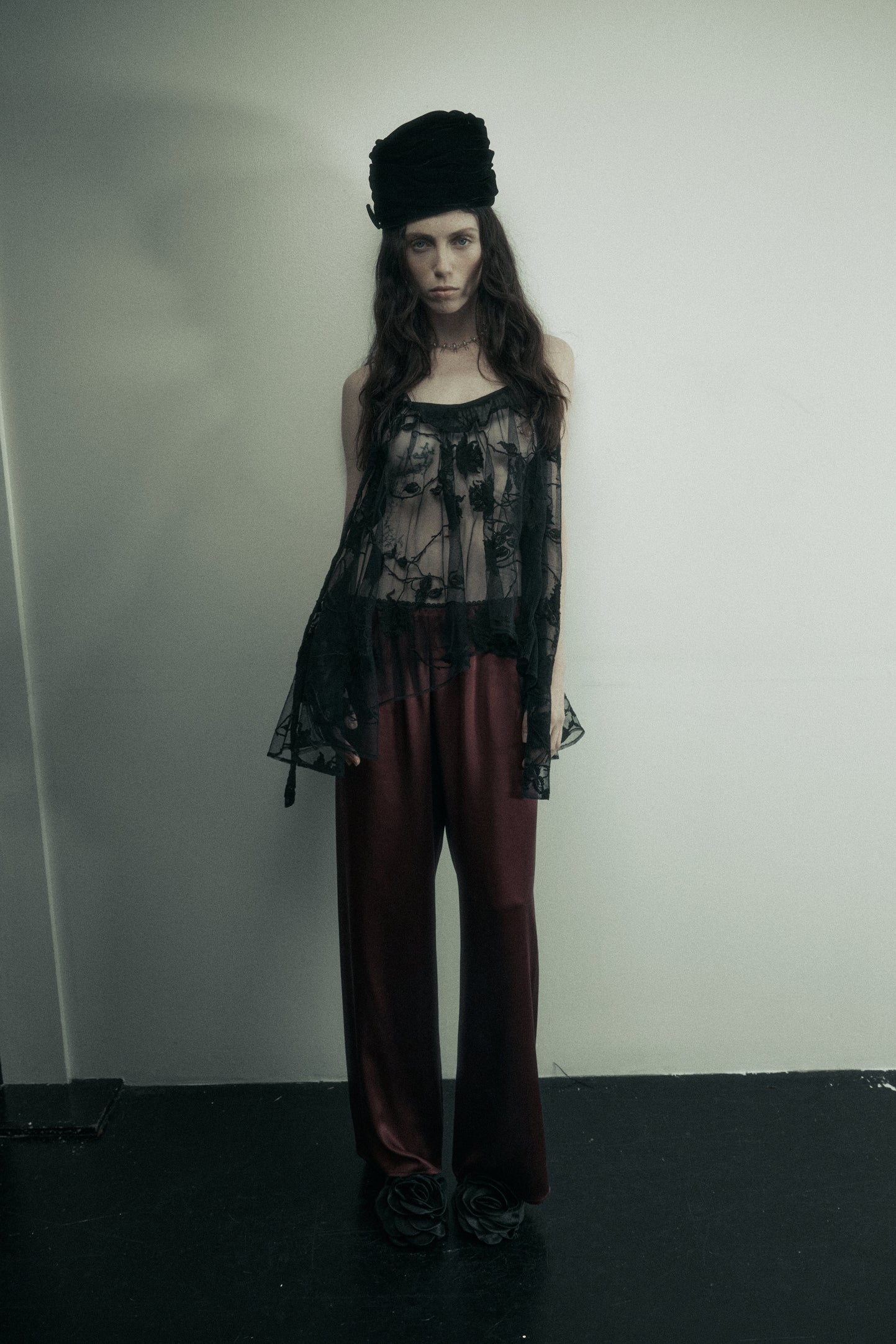 Park Top in Embroidered Tulle