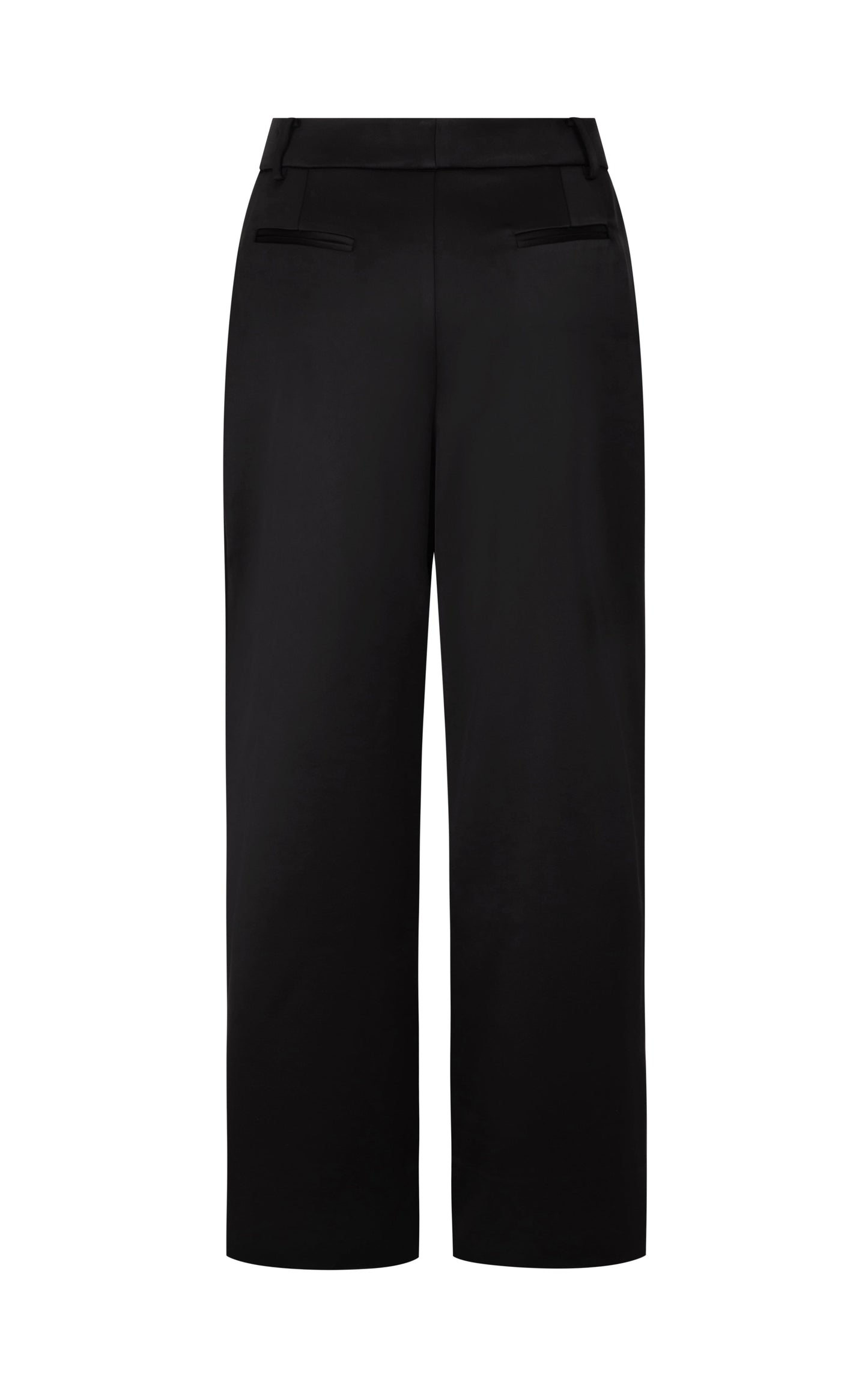 Abel Trouser in Bonded Satin