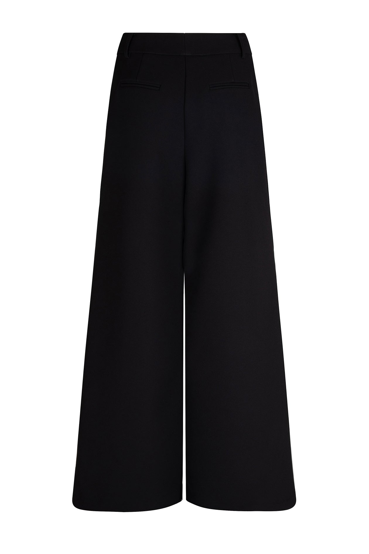 Flared Abel Trouser in Bonded Suiting