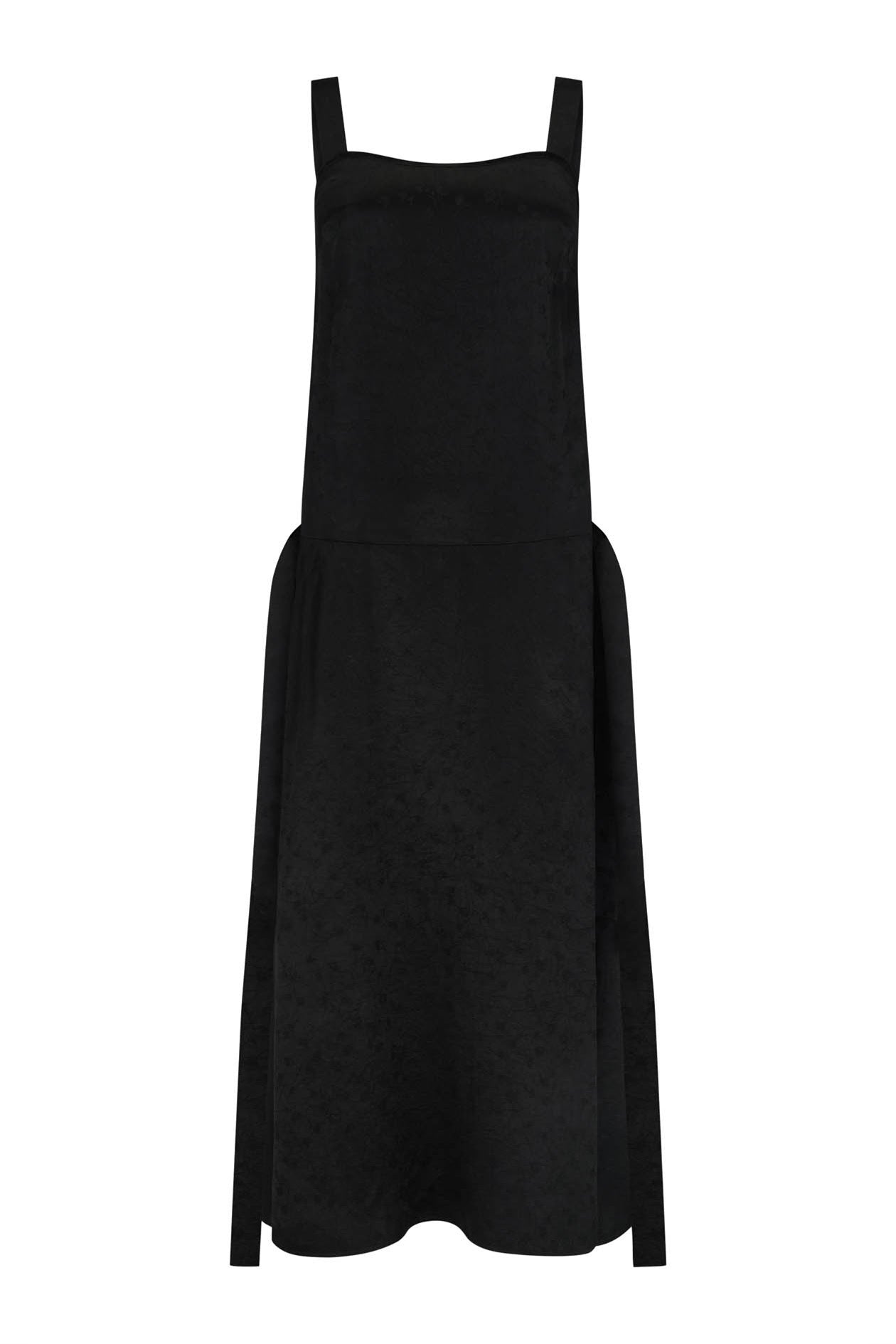 Wexer Dress in Jacquard Satin – Harris Tapper
