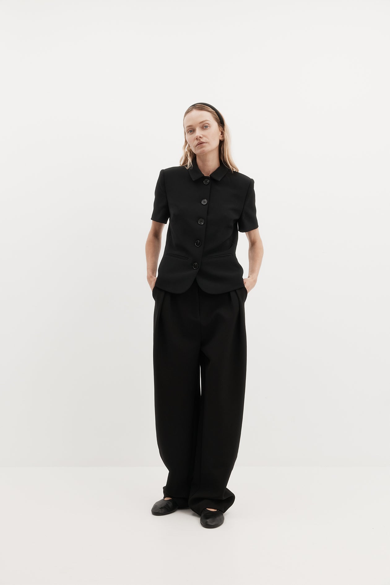 Short Sleeve Bardot Blazer