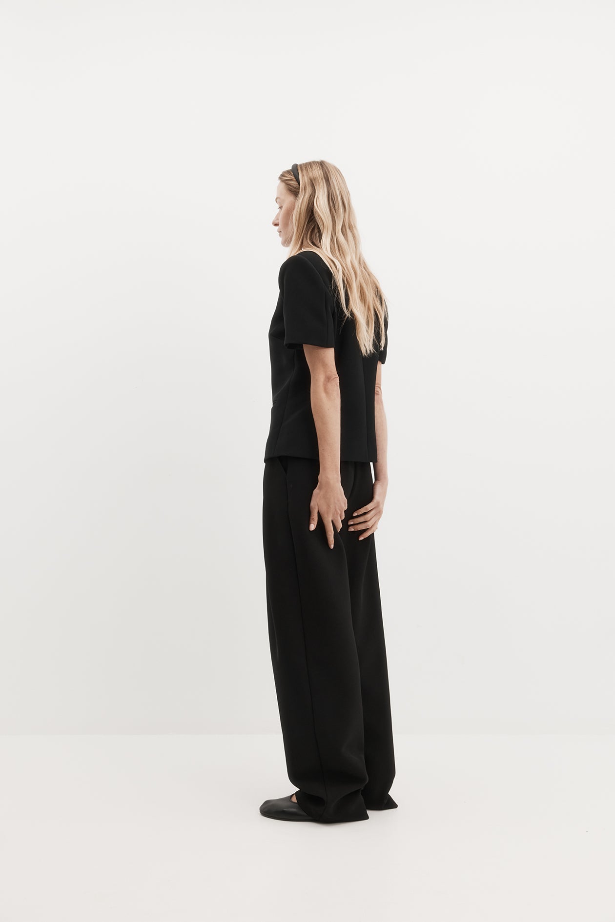 Short Sleeve Bardot Blazer