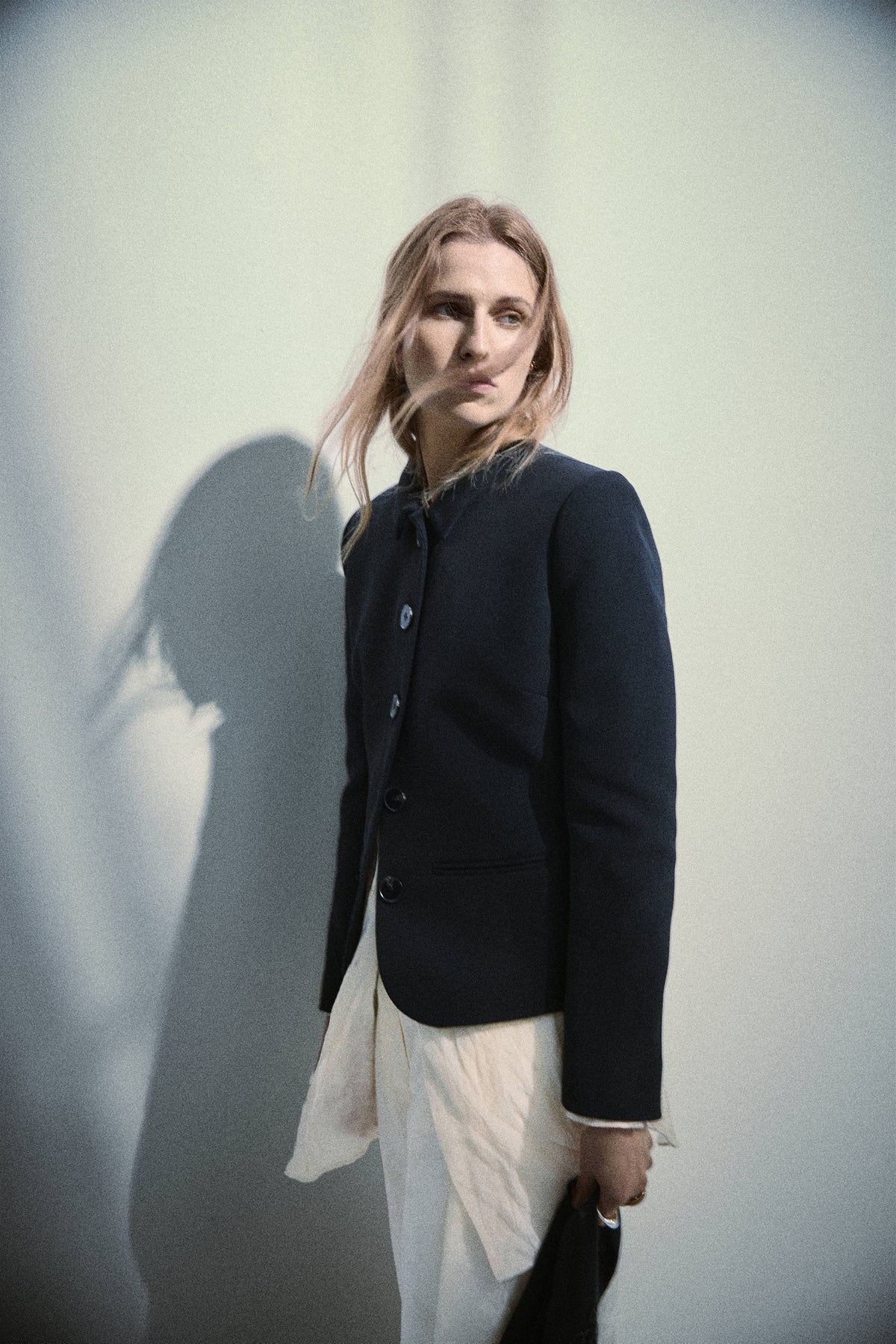 Bardot Blazer in Bonded Suiting