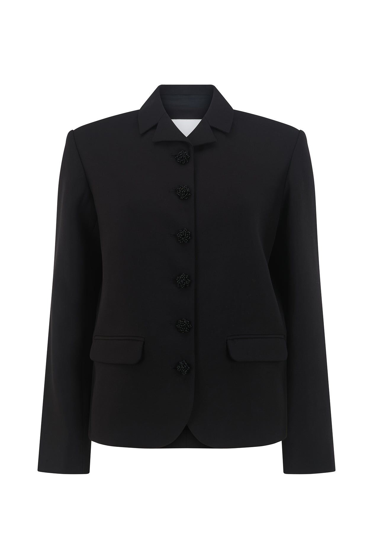 Cindy Jacket in Wool Tencel Suiting