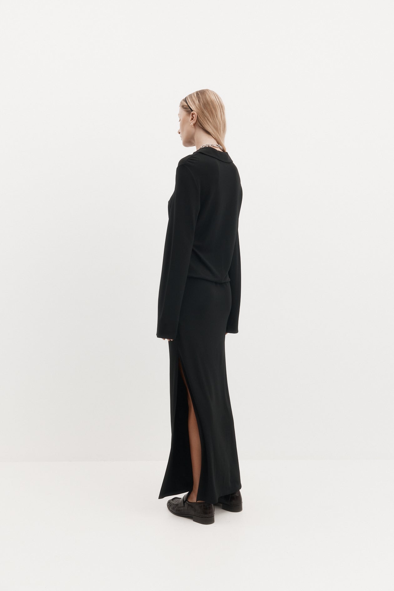 Lyle Dress in Drape Jersey