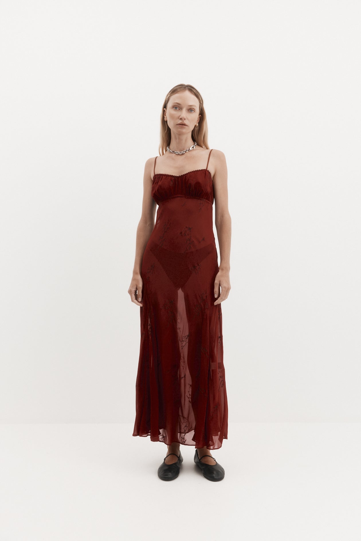 Boudoir Slip in Silk Georgette