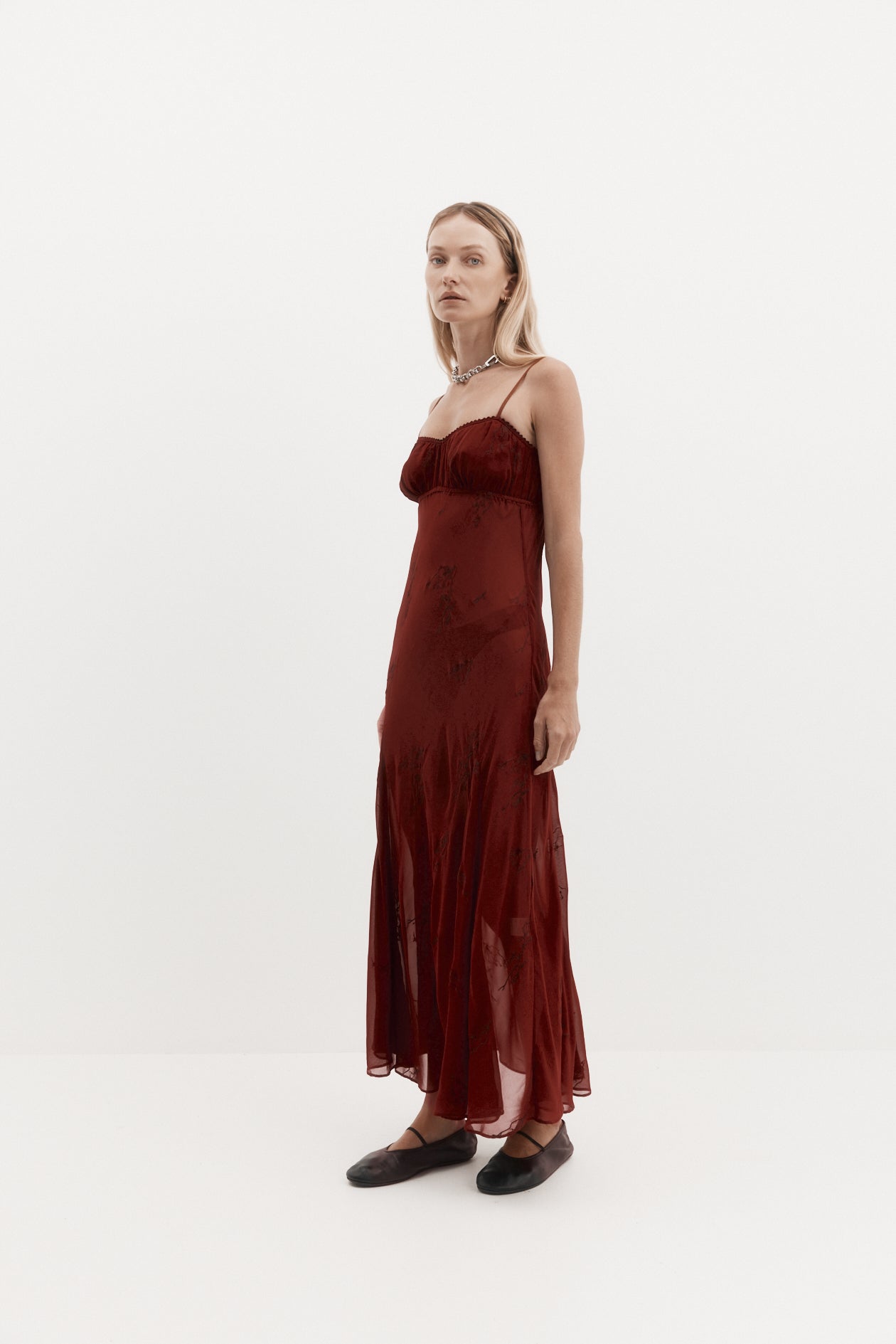 Boudoir Slip in Silk Georgette