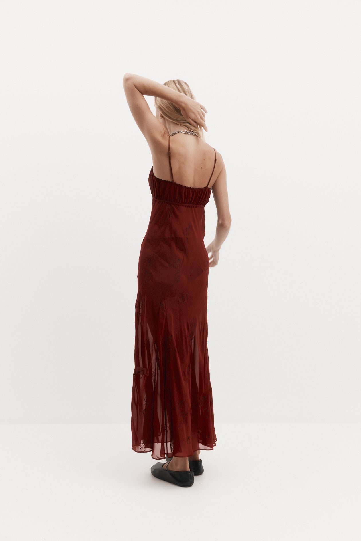 Boudoir Slip in Silk Georgette