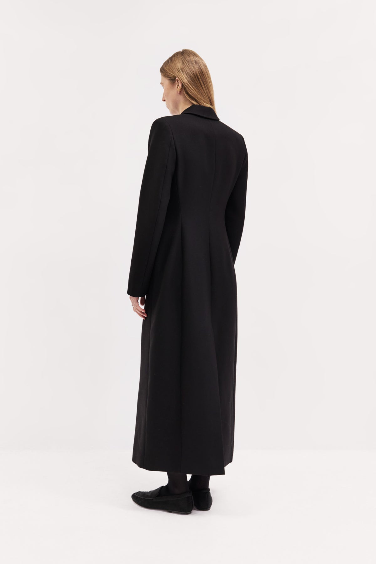 Bardot Coat in Wool Twill