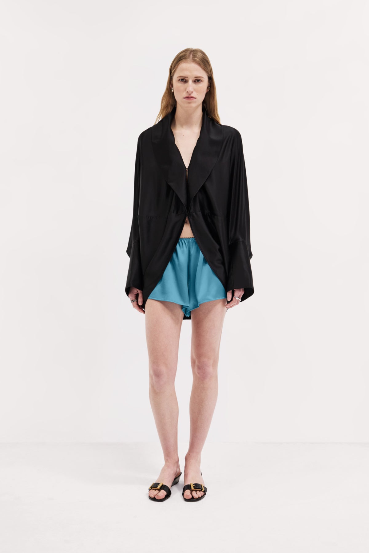 Cocoon Blouse in Silk Charmeuse