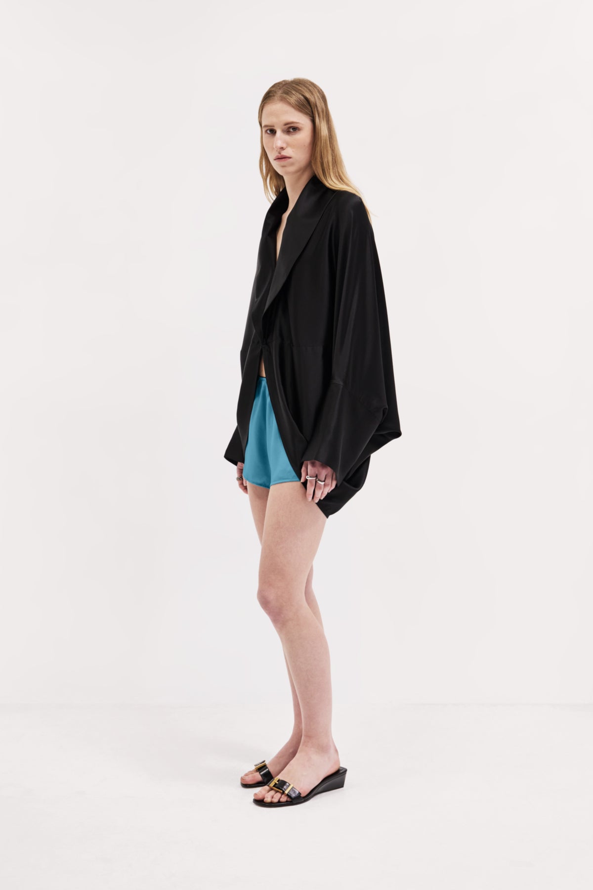 Cocoon Blouse in Silk Charmeuse