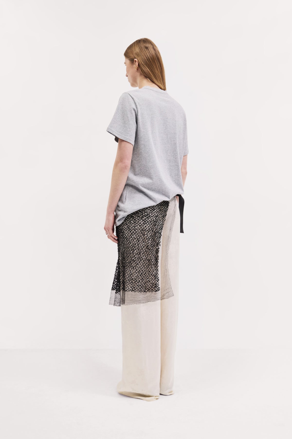 Beaded Apron in Beaded Fishnet