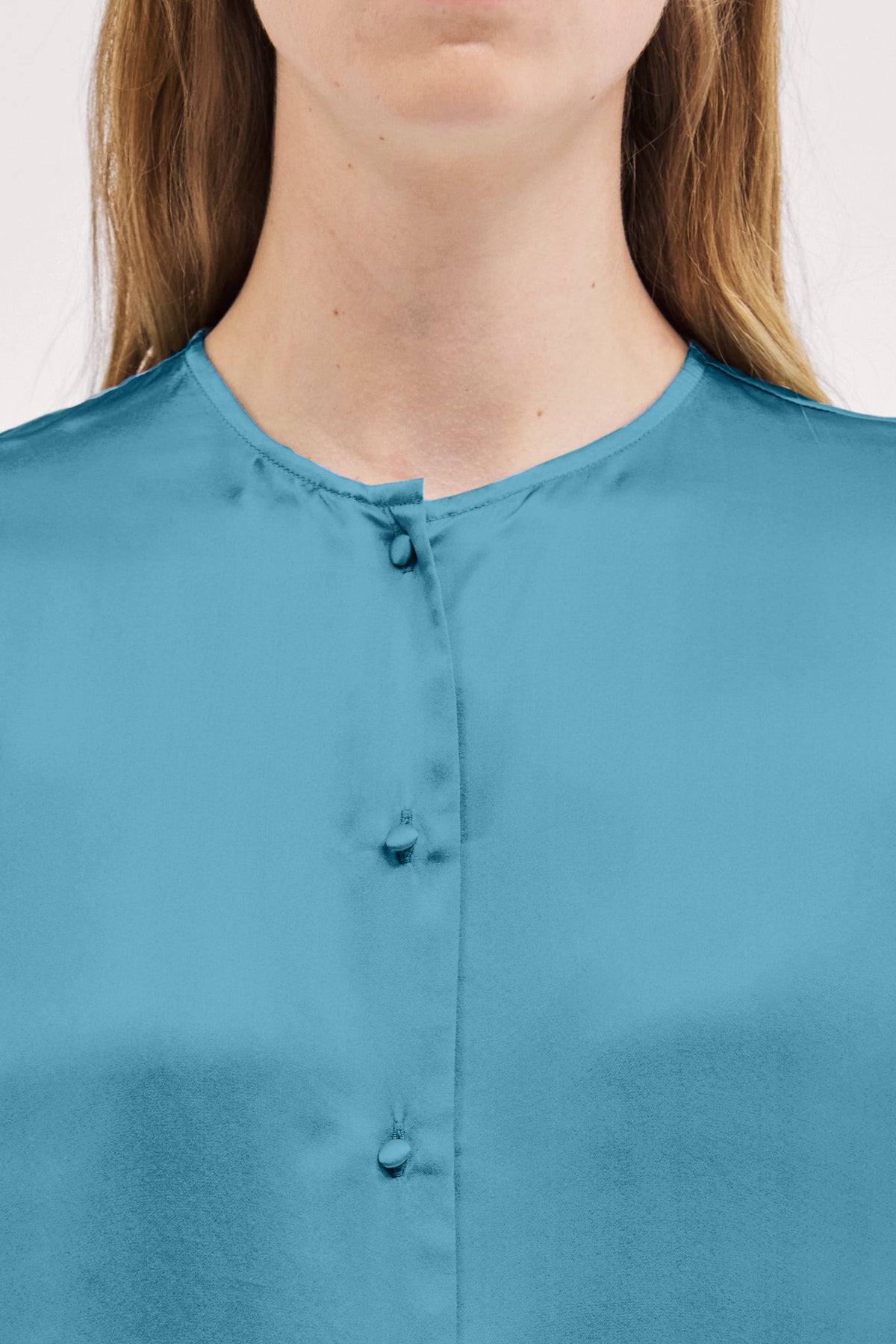 Over Shirt in Silk Charmeuse