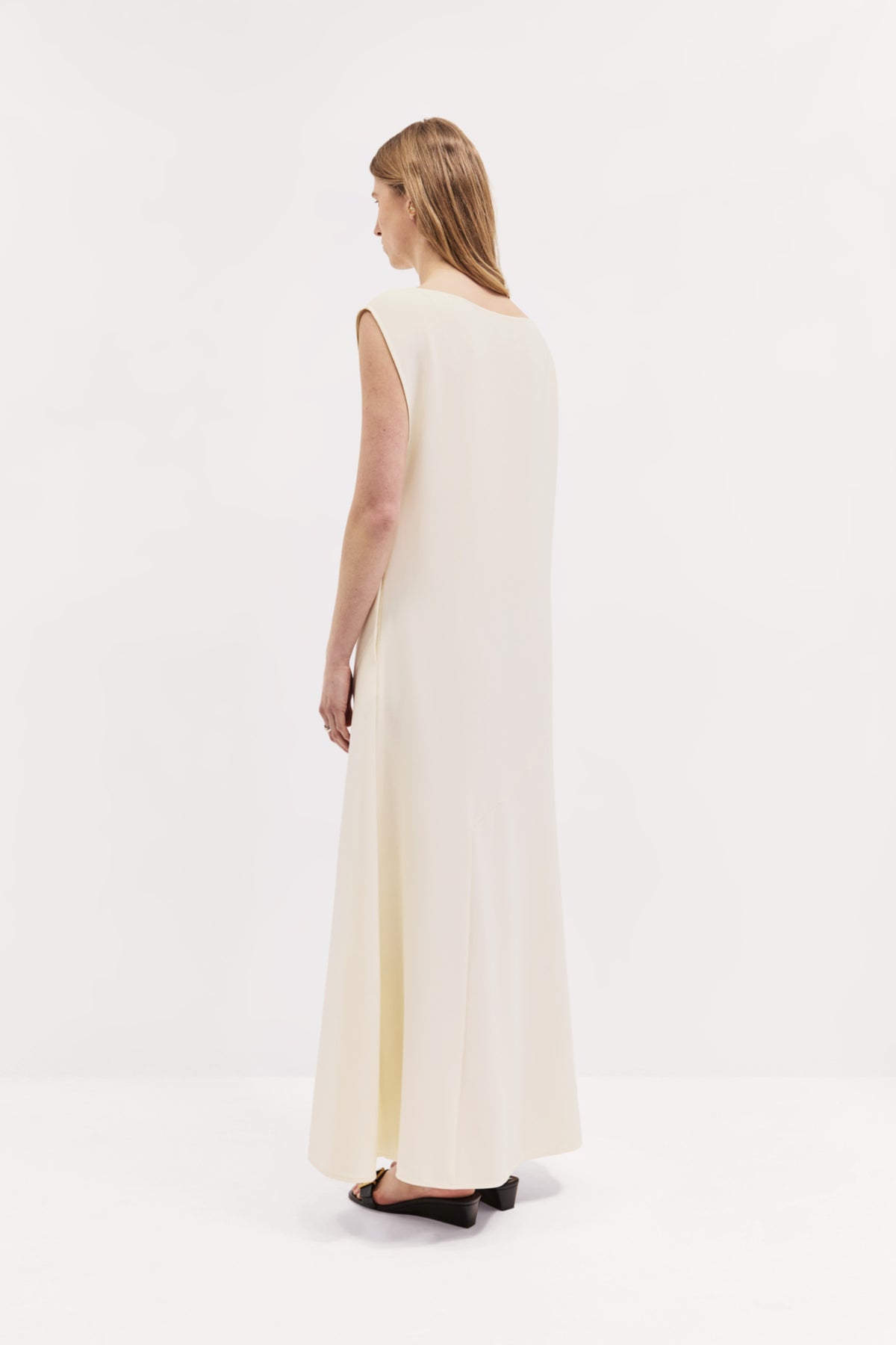 Sofie Dress in Drape Suiting