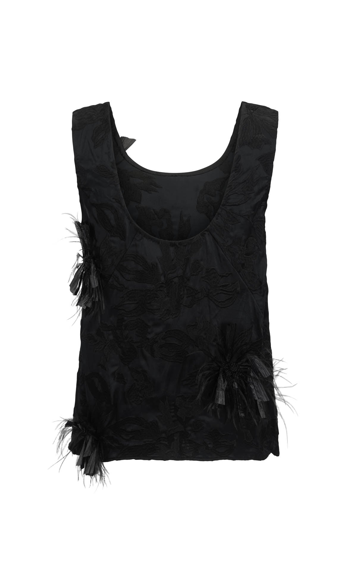 Gigi Top in Feathered Embroidery