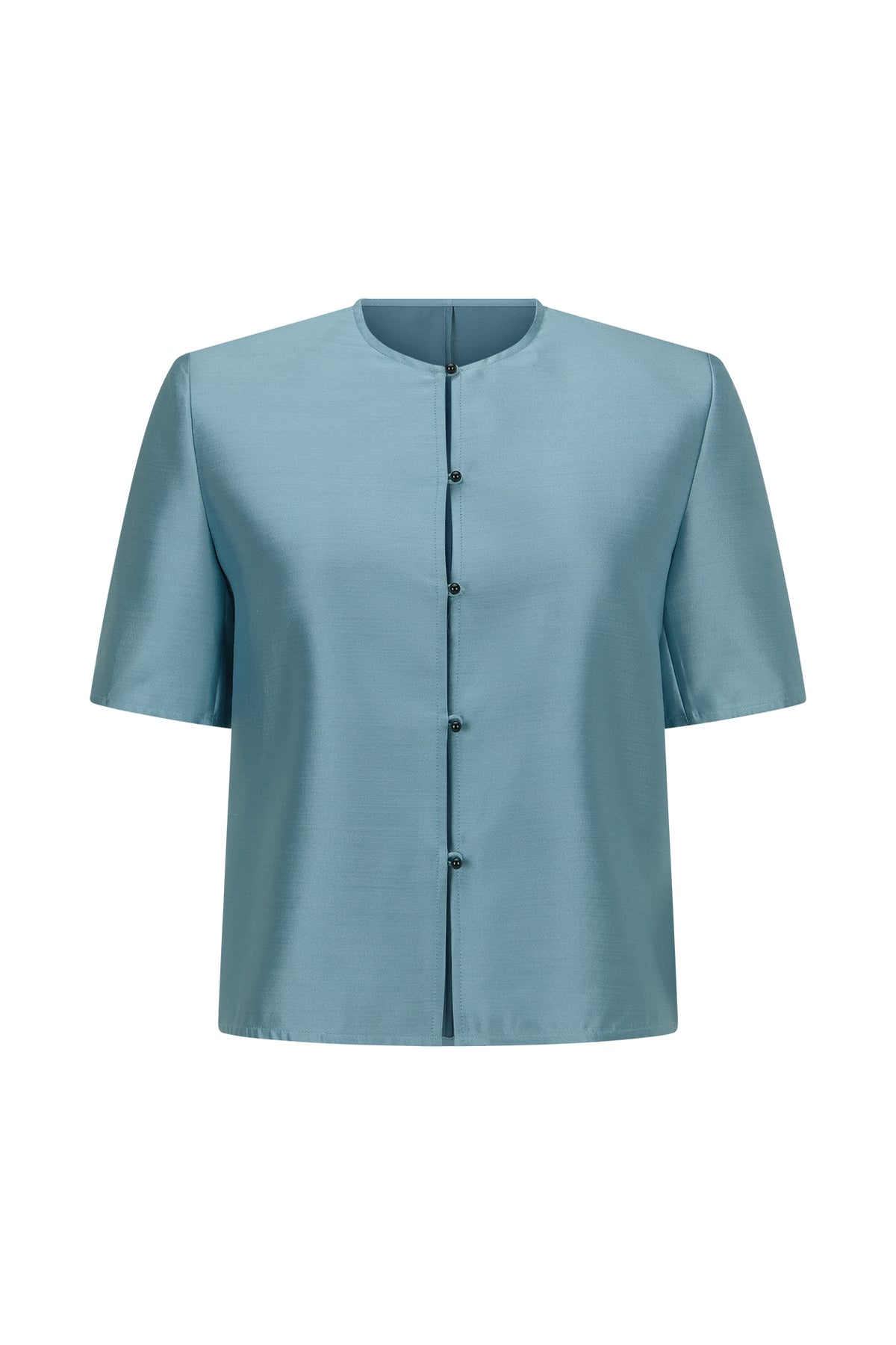 Tina Top in Silk Wool Taffeta