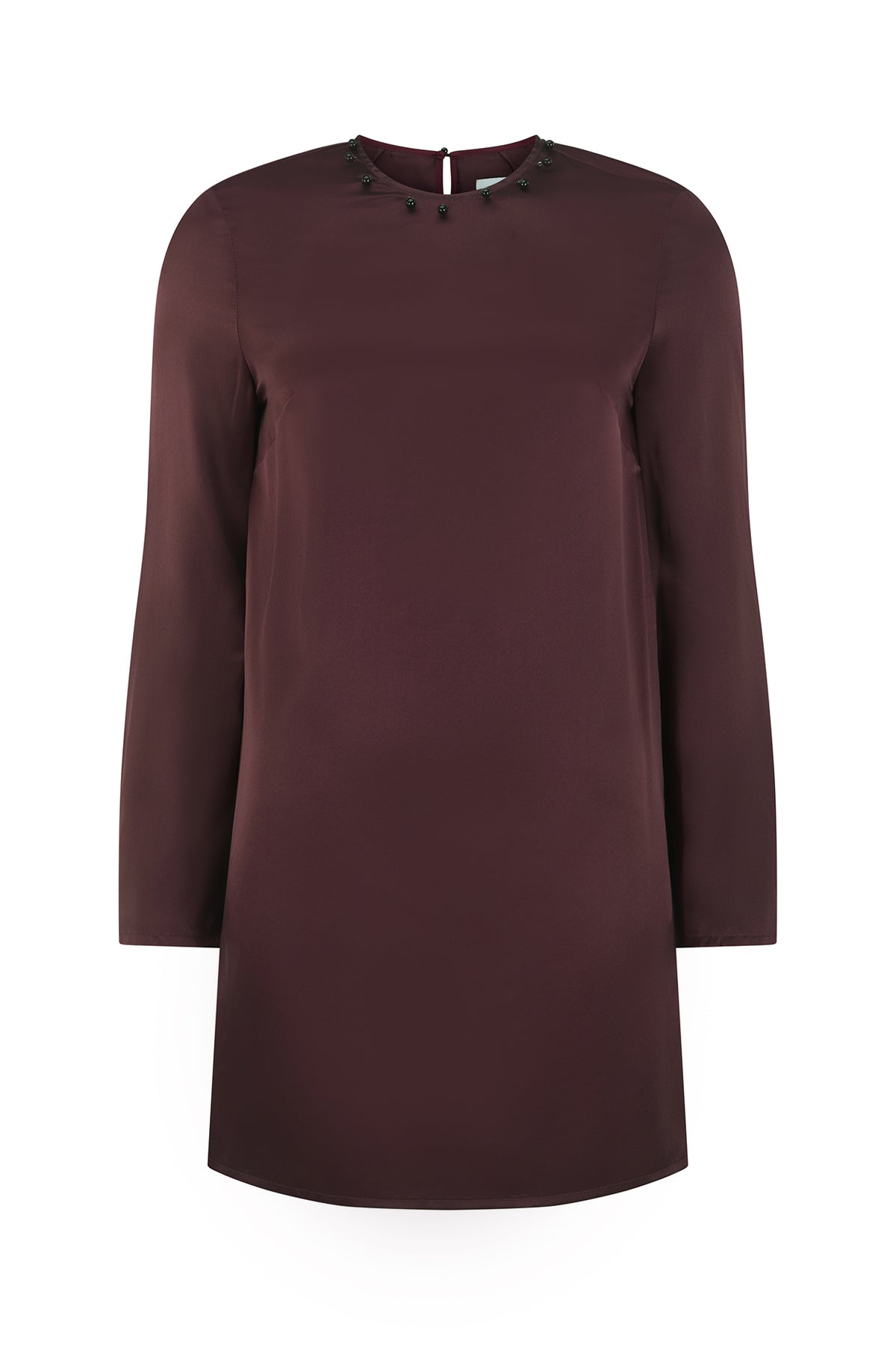 Saul Dress in Silk Satin