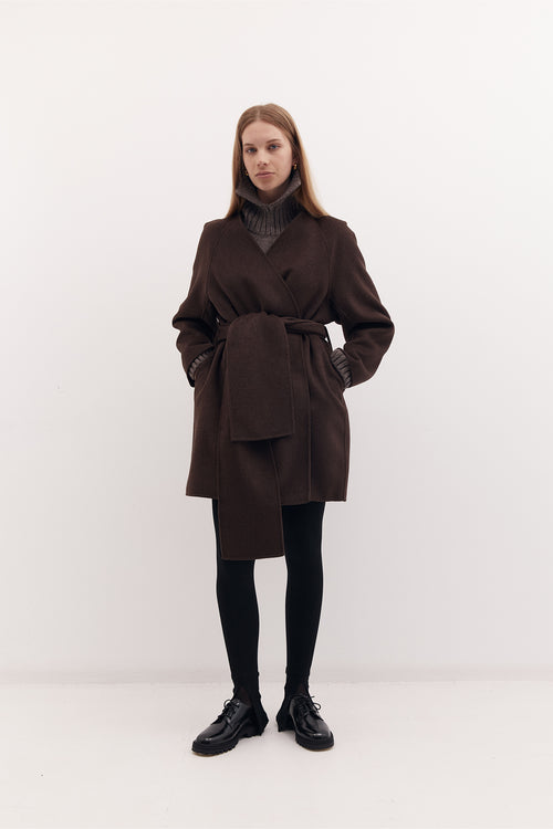 Rowan Coat Brown
