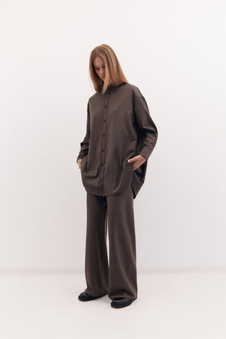 Magda Trouser Black Suiting