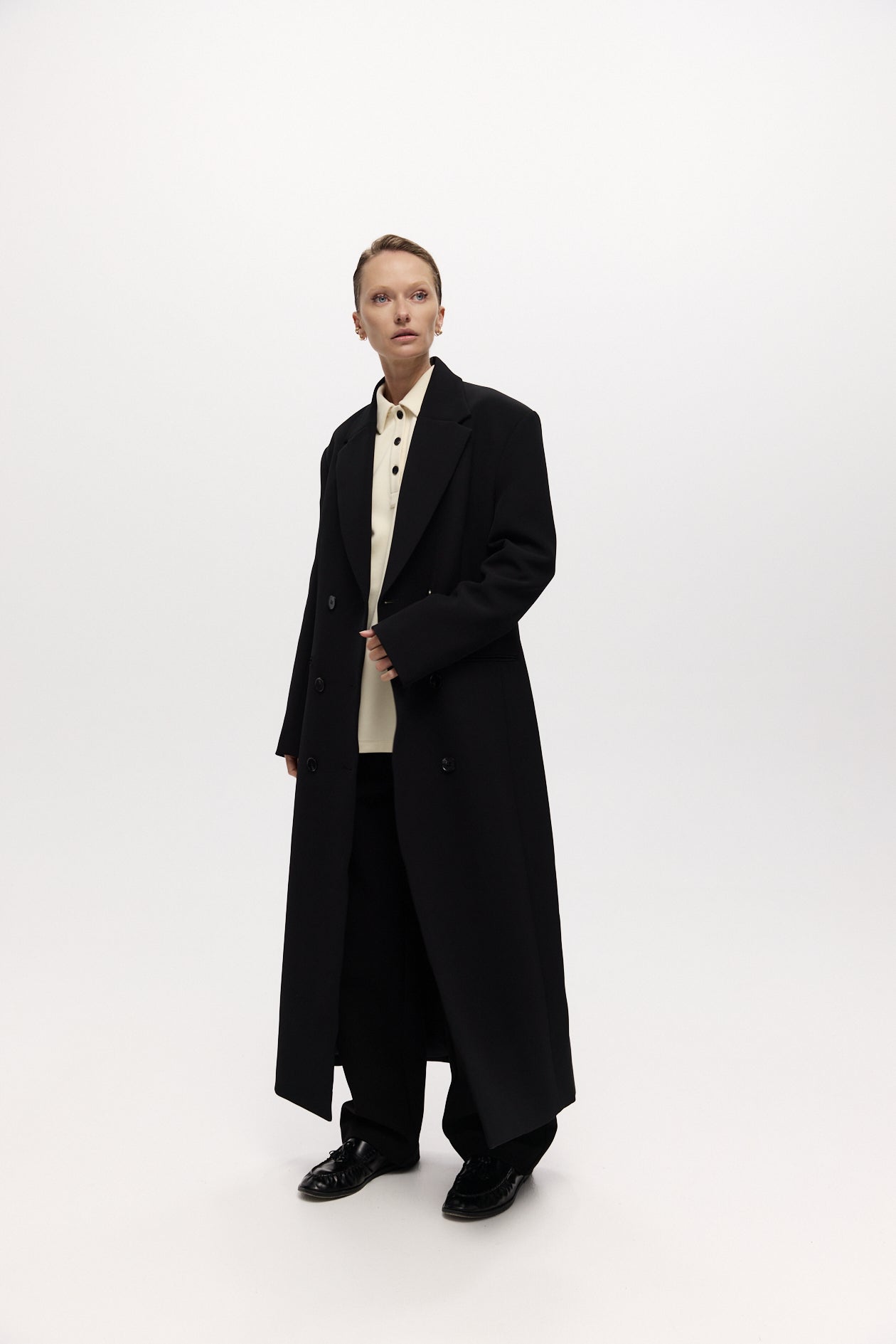 Long Egon Coat Black