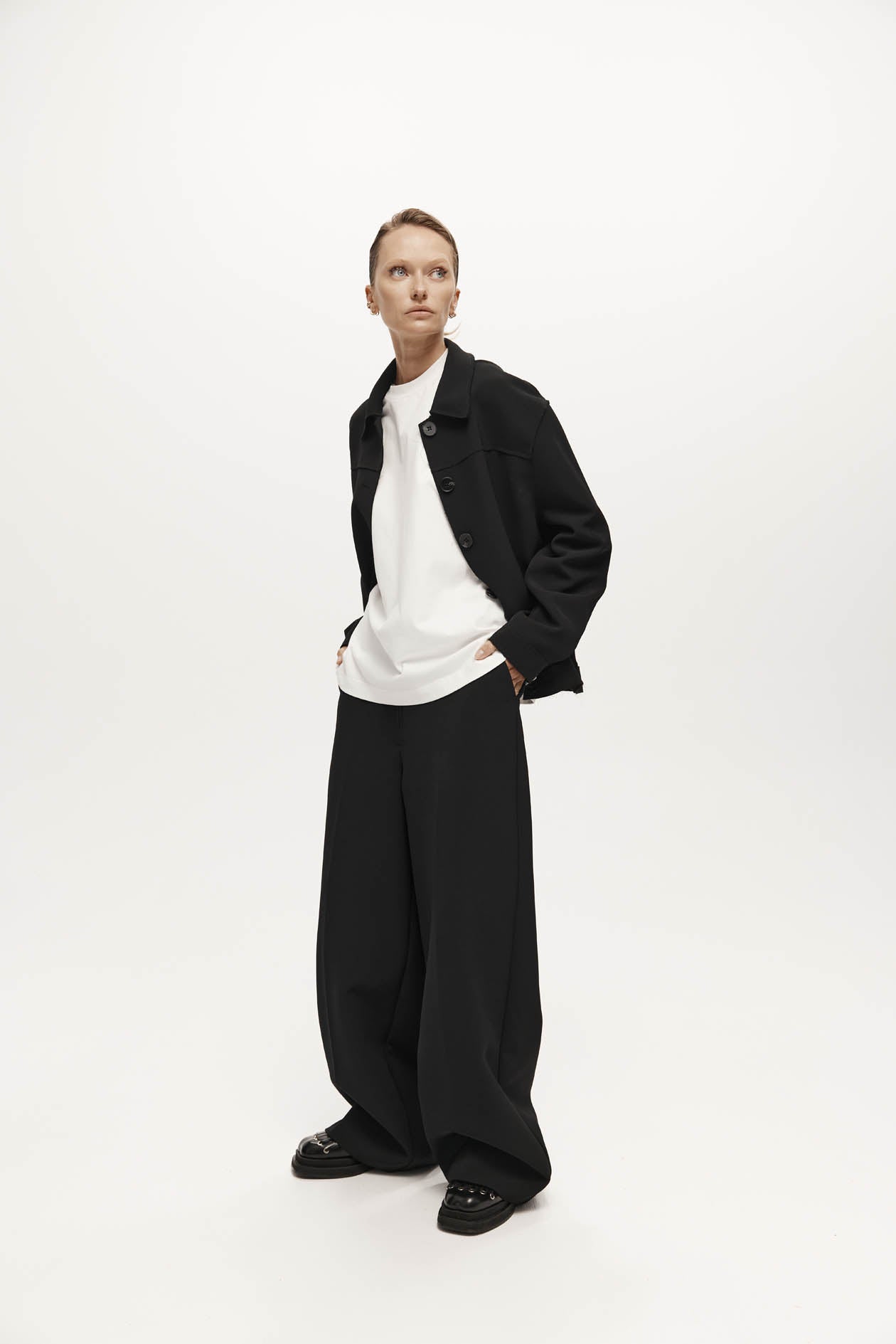 Caius Trouser Black