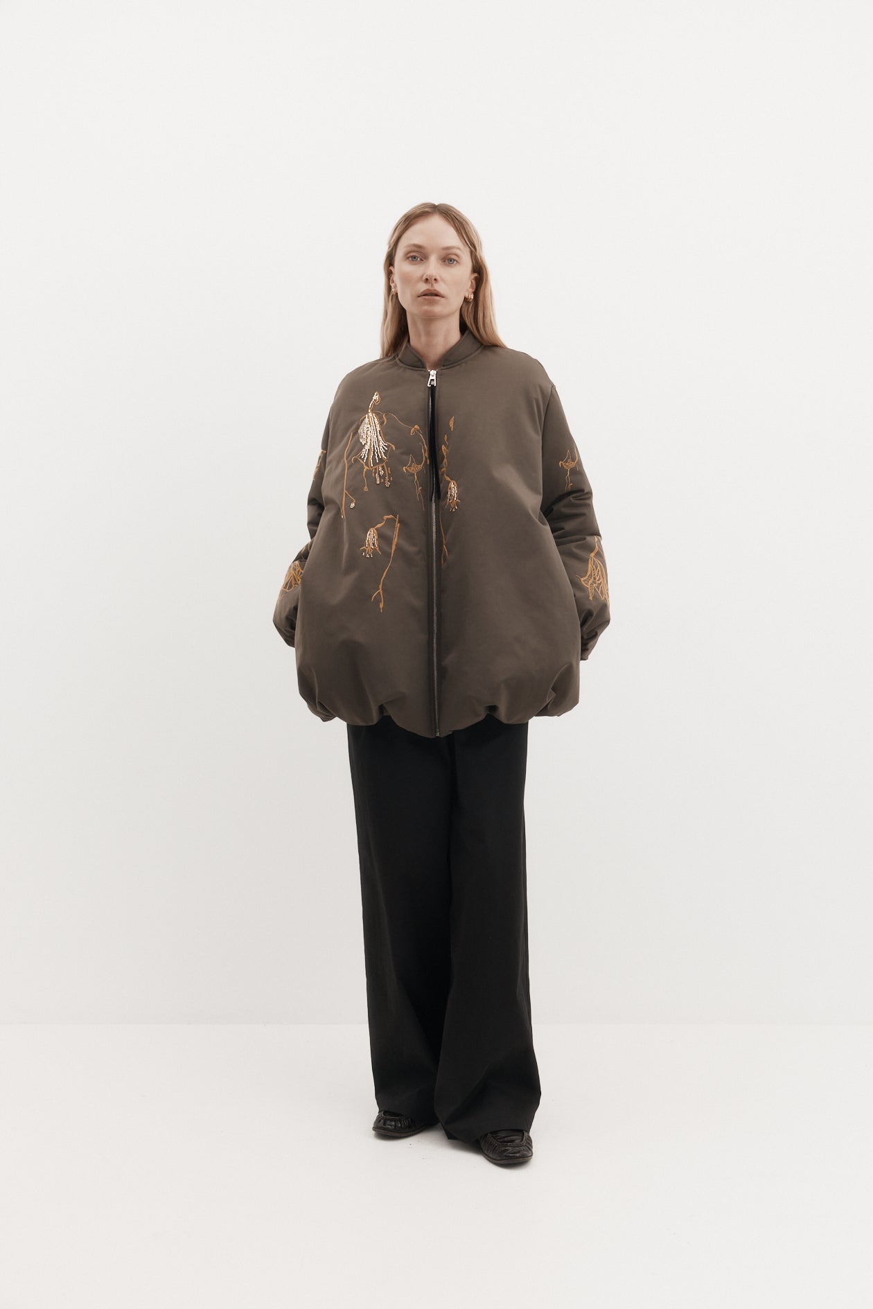 Chloe Jacket in Laminated Nylon