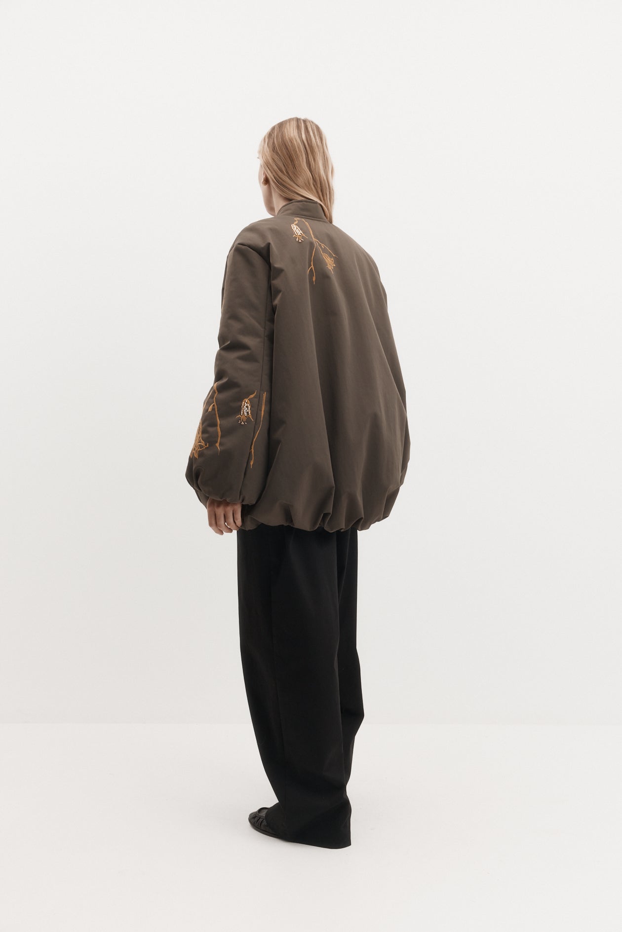 Chloe Jacket in Laminated Nylon