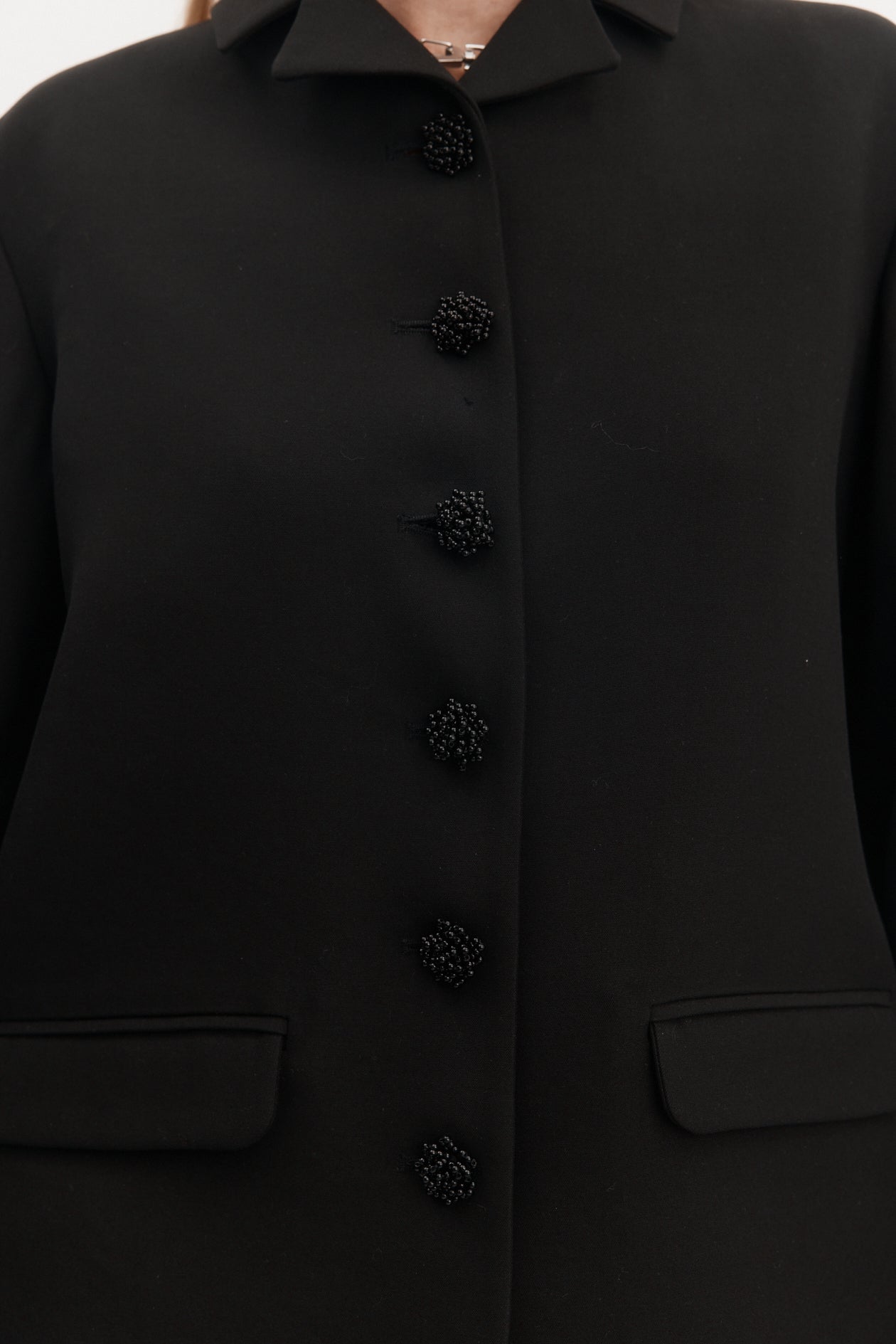 Cindy Jacket in Wool Tencel Suiting