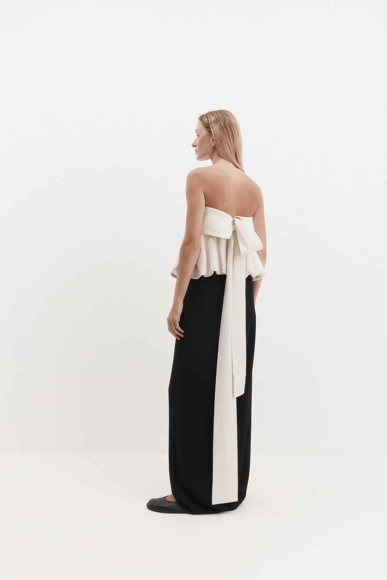 Eliza Top in Bonded Satin