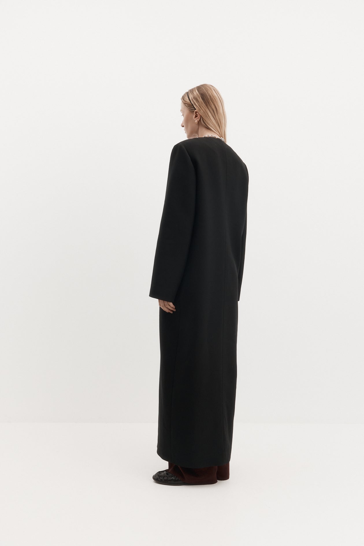 Eileen Coat in Wool Tencel Suiting