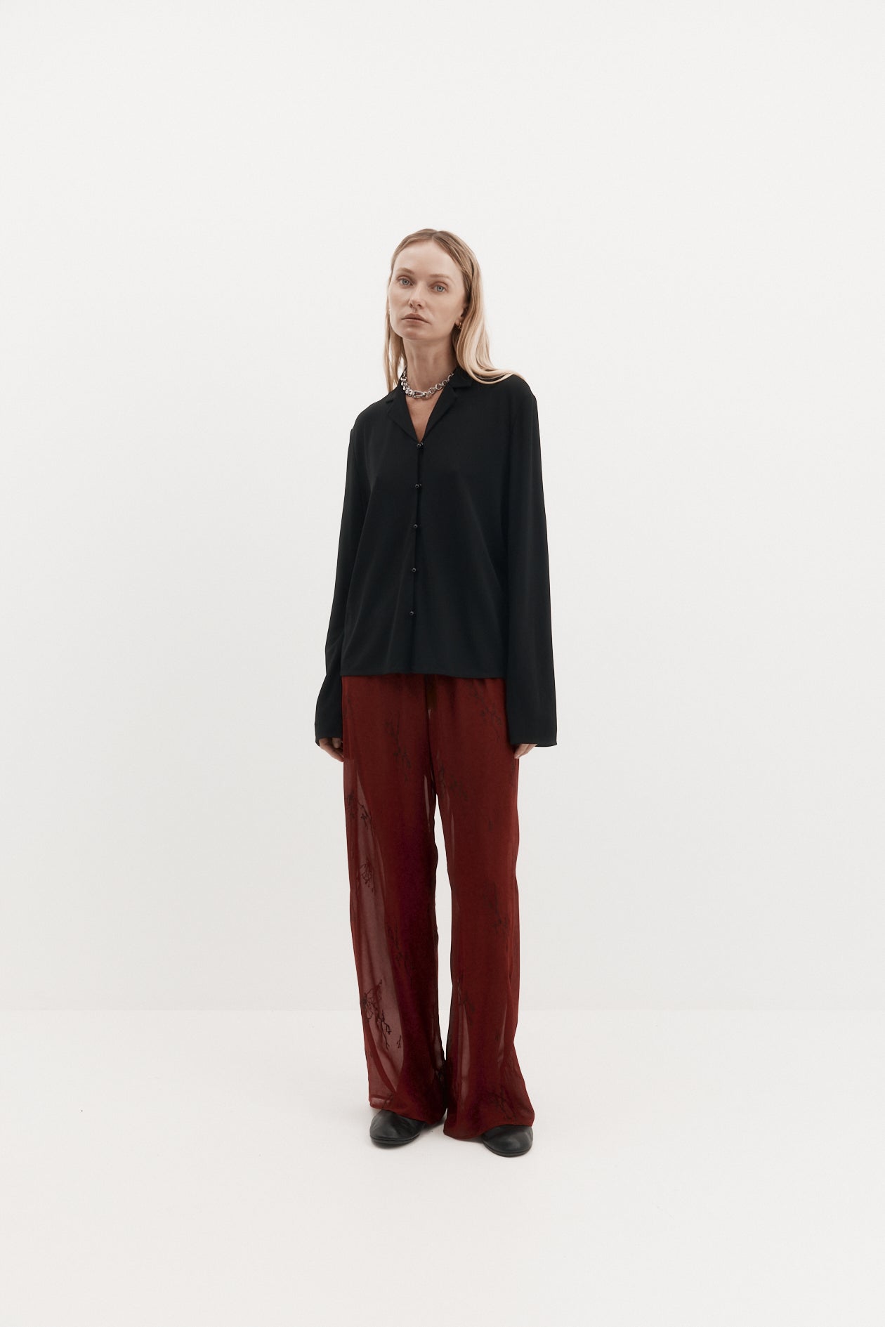 Iris Shirt in Drape Jersey