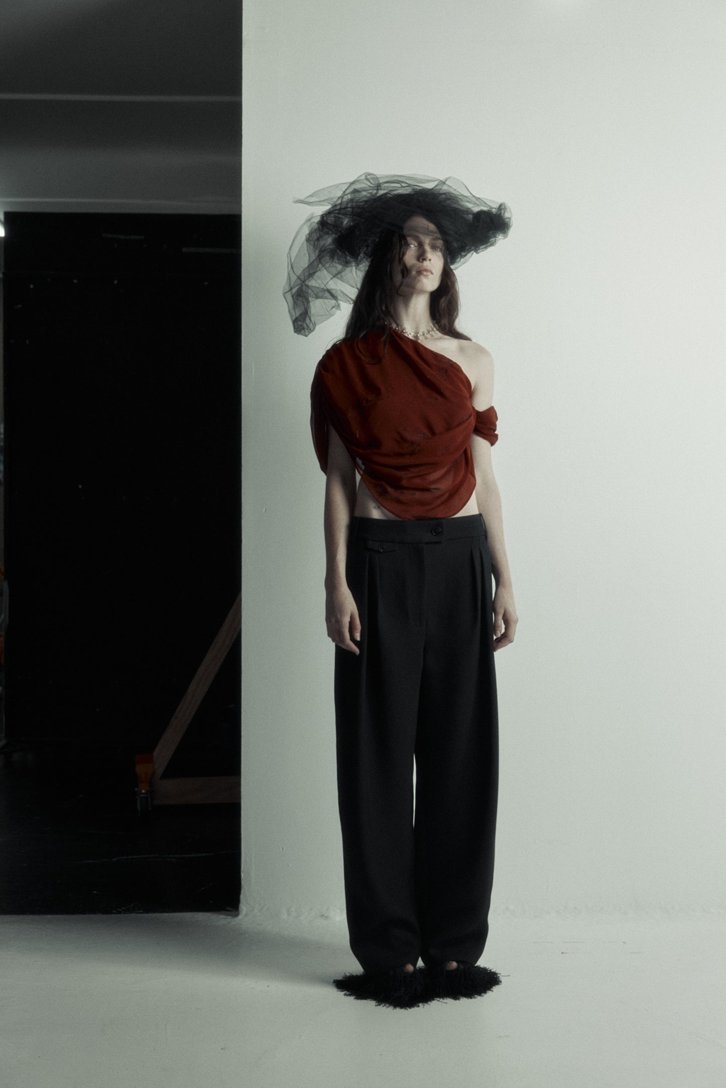 Lucille Top in Silk Georgette