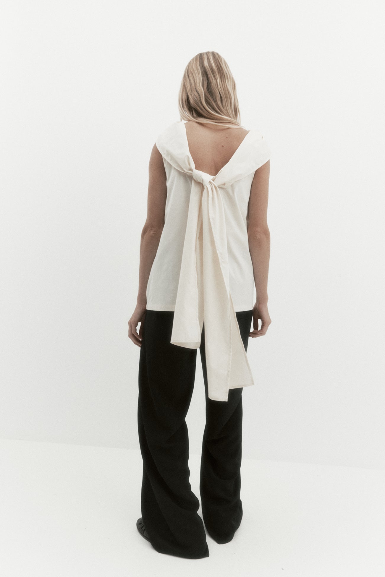 Laro Top in Tech Taffeta