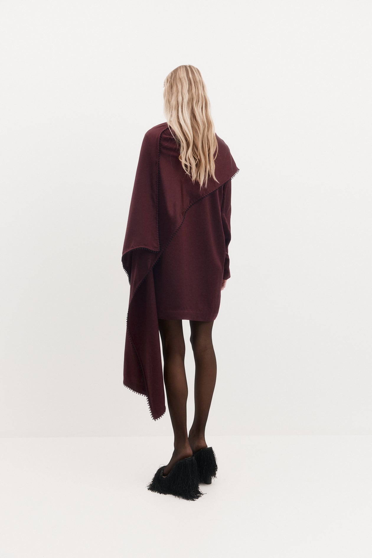 Saul Dress in Silk Satin