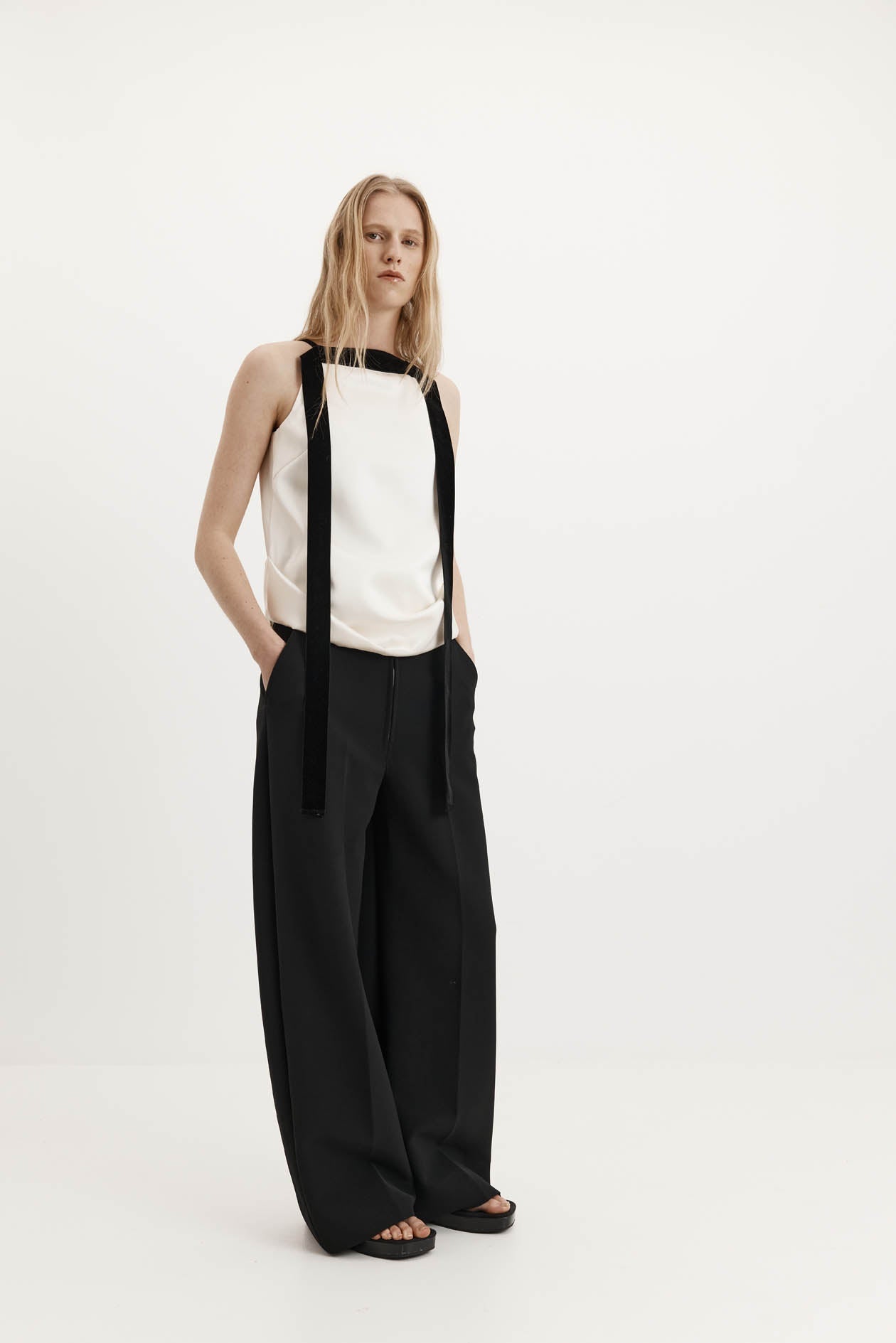 Hubert Halter Top in Satin