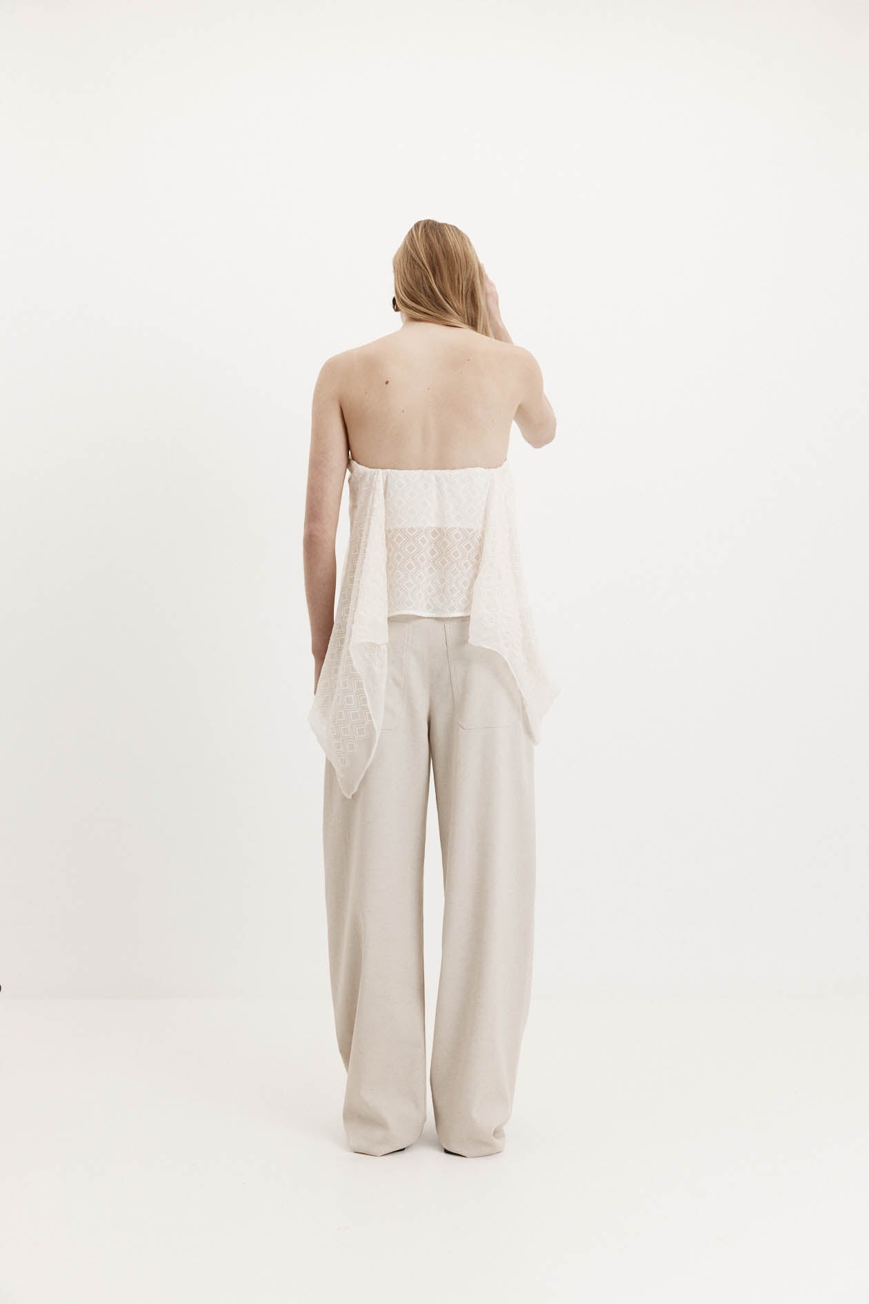 Beru Top in Silk Embroidery