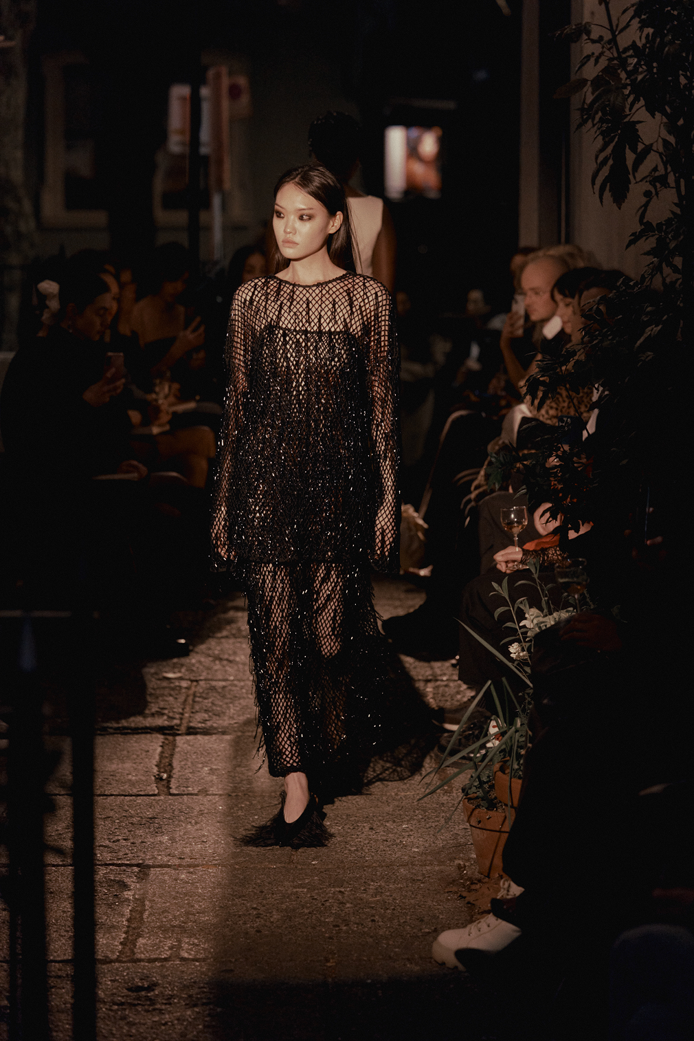 Cordelia Dress in Beading