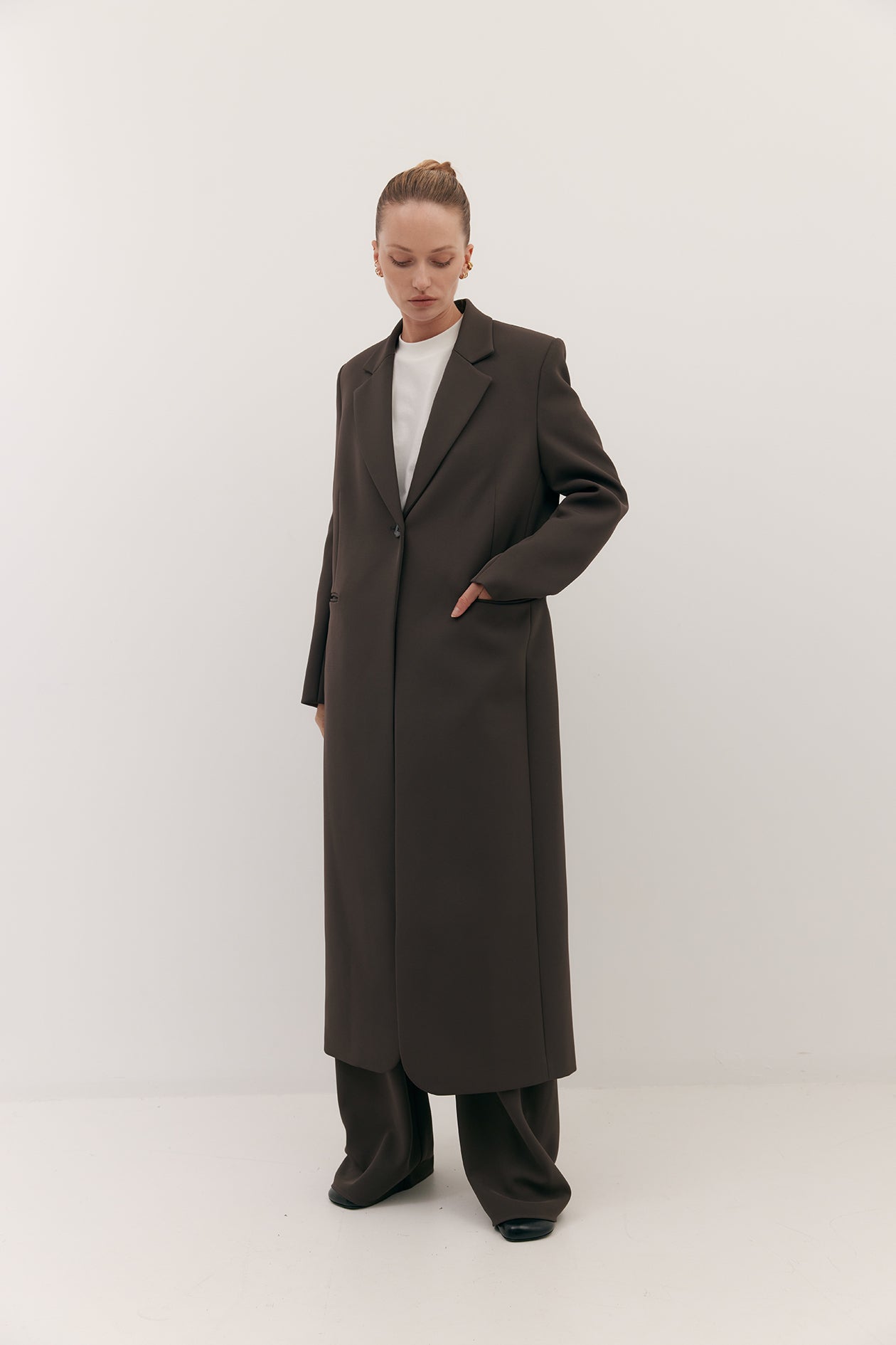 Tuxedo Coat Umber