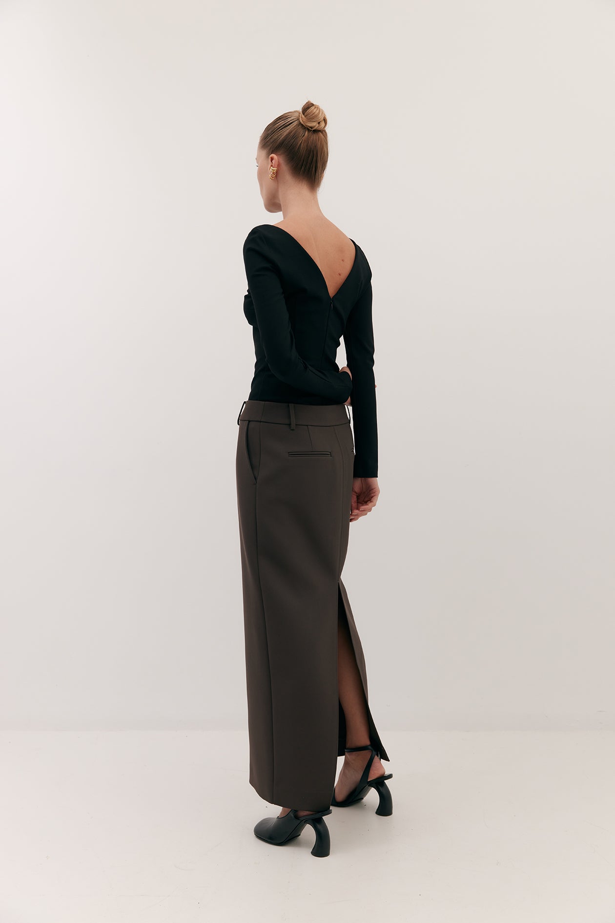 Long Jas Skirt Umber