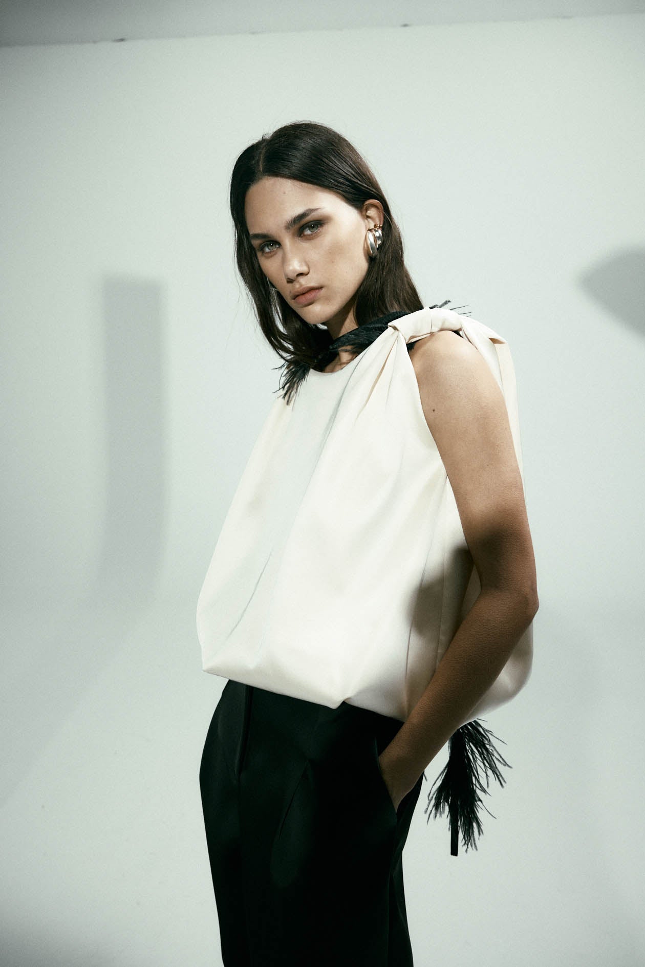 Knot Top Ivory