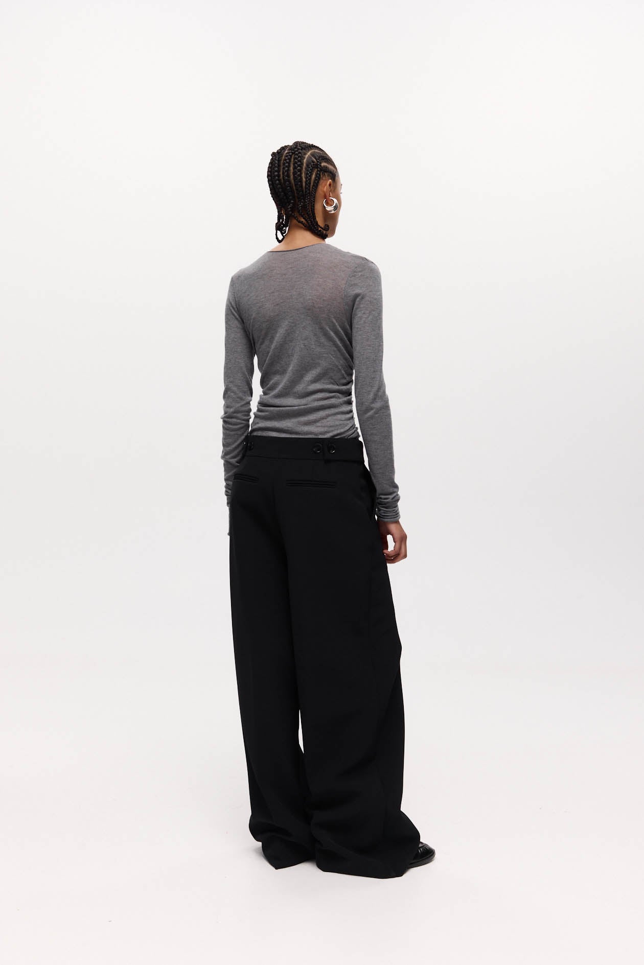 Caius Trouser Black