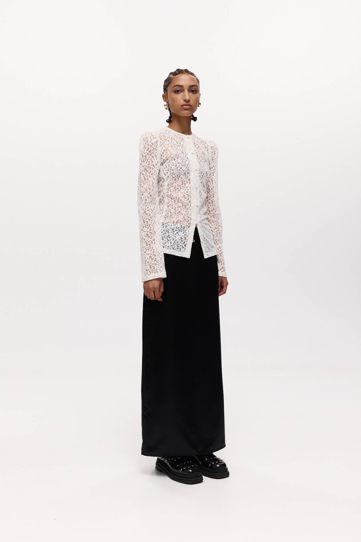 Helena Top Ivory Lace