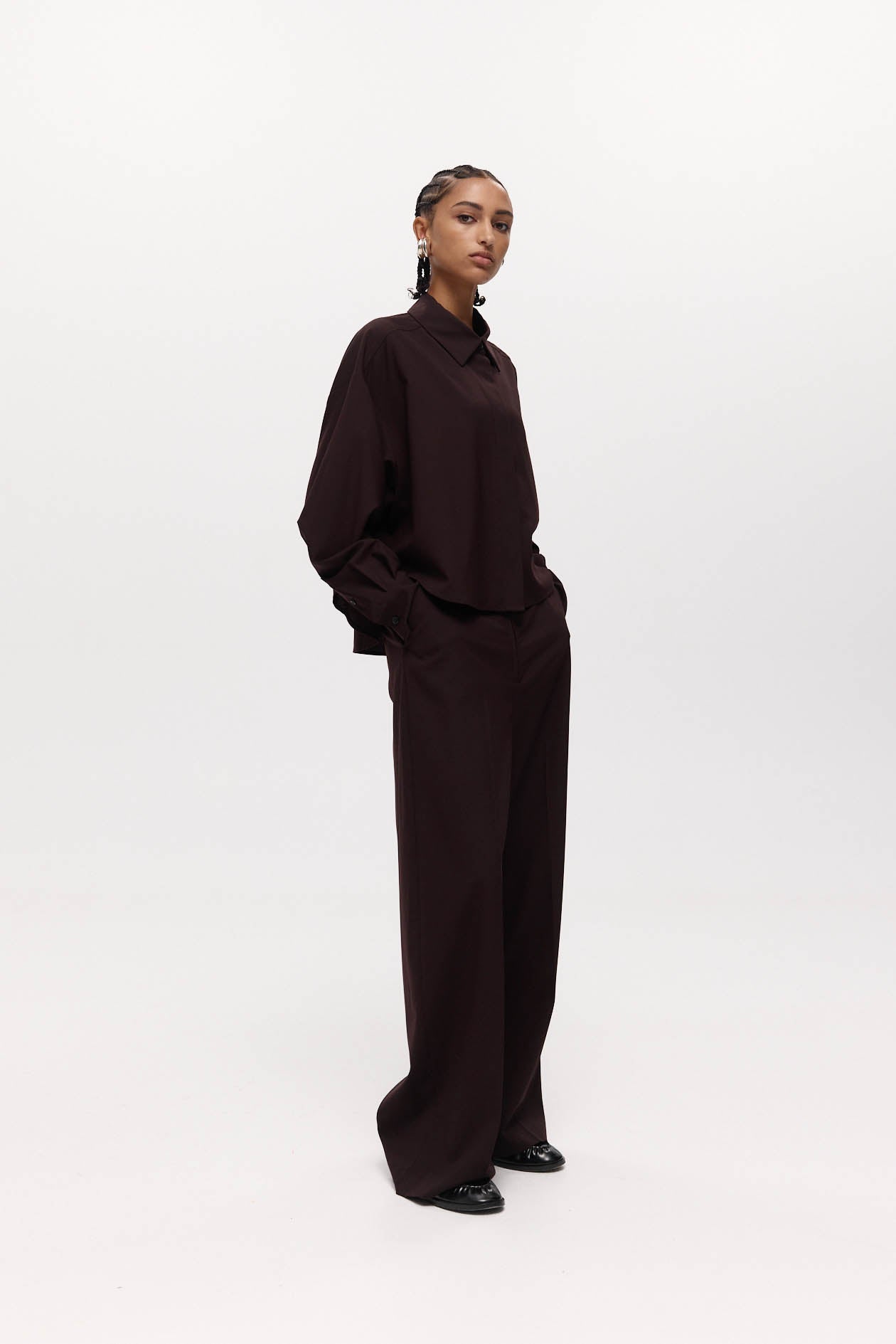 Caius Trouser Plum