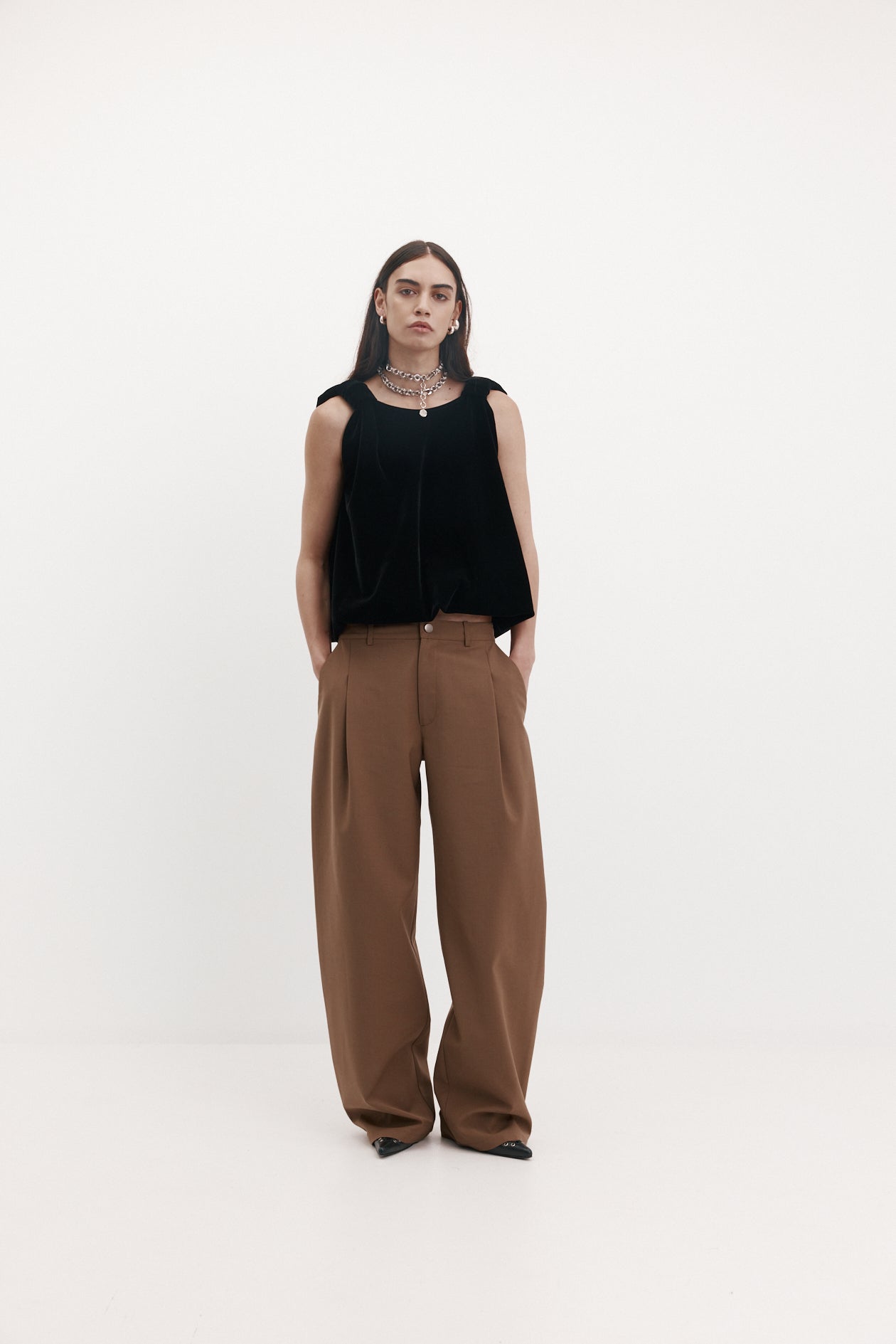 Cail Trouser in Wool Suiting