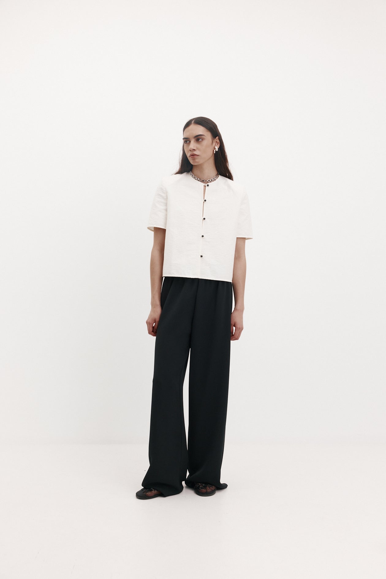 Tina Top in Washed Cotton