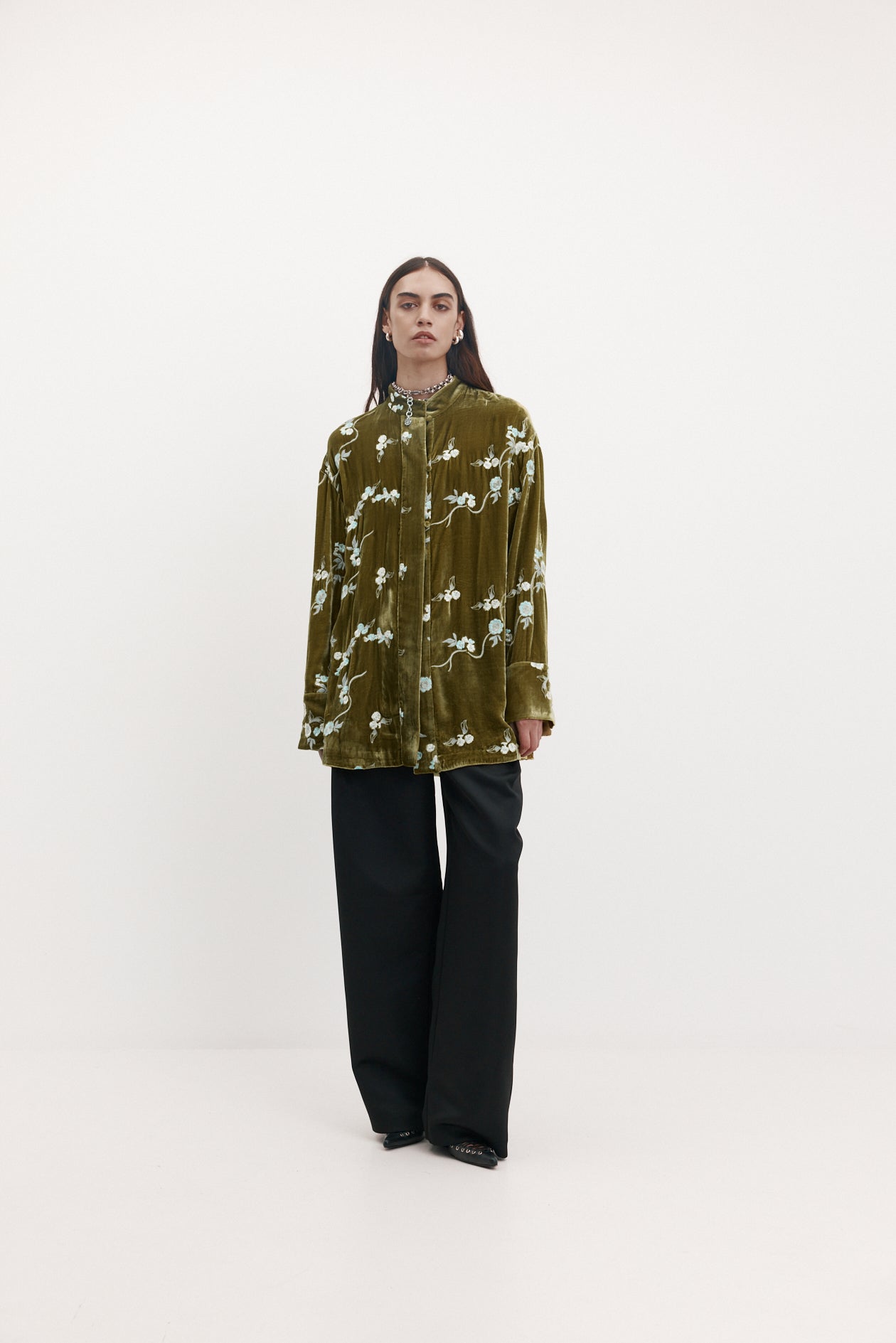 Graff Jacket in Embroidered Velvet