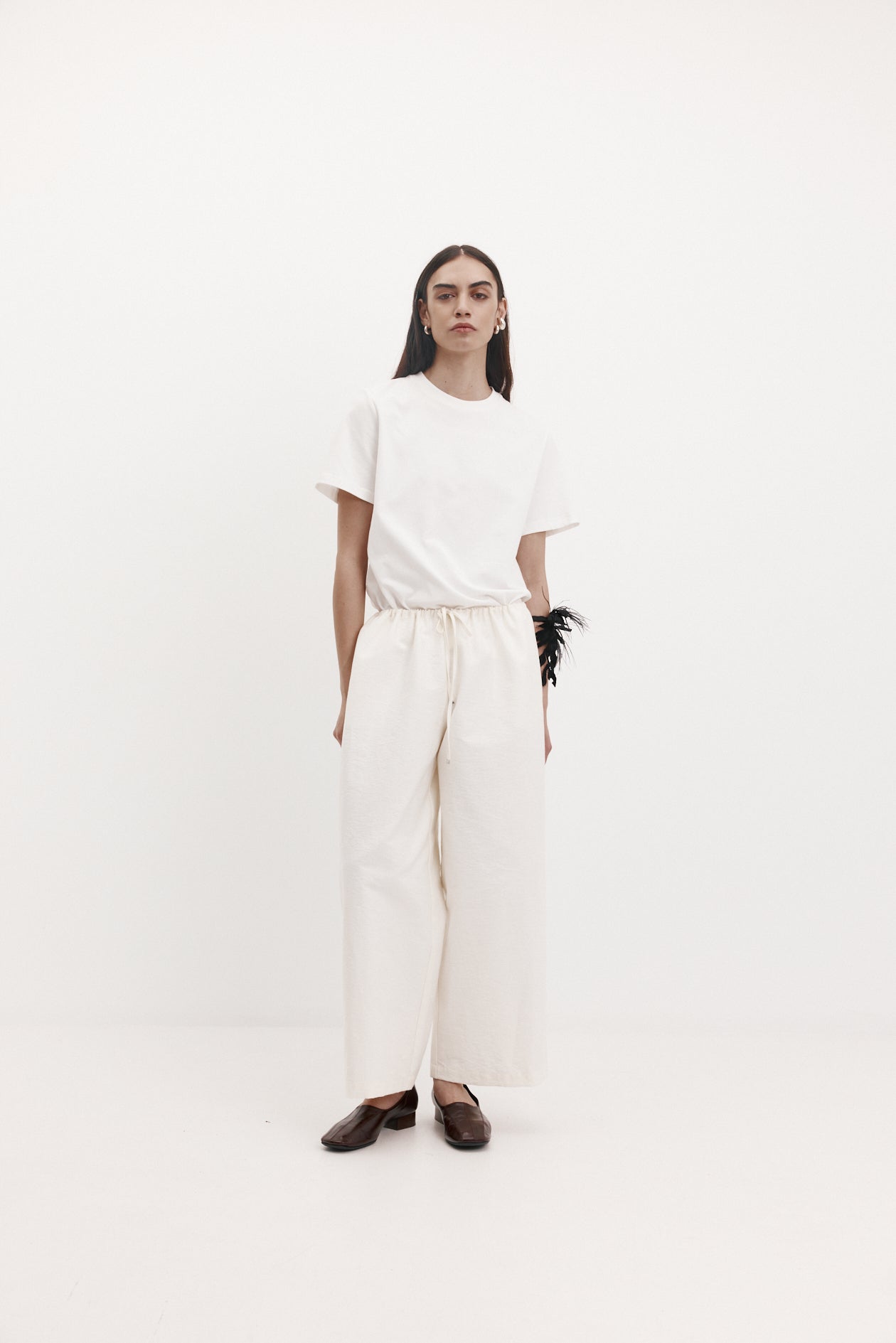 Lou Trouser in Washed Cotton