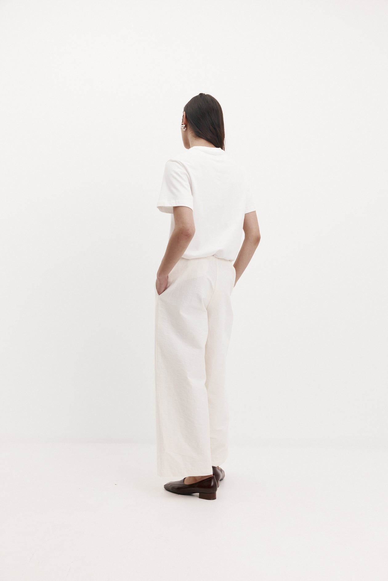 Lou Trouser in Washed Cotton